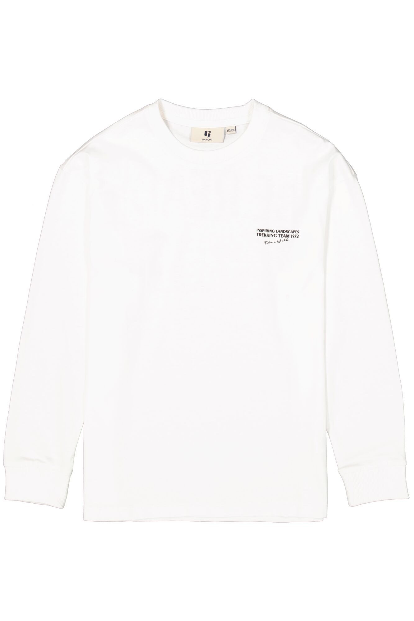 Garcia Langarmshirt mit Rückenprint