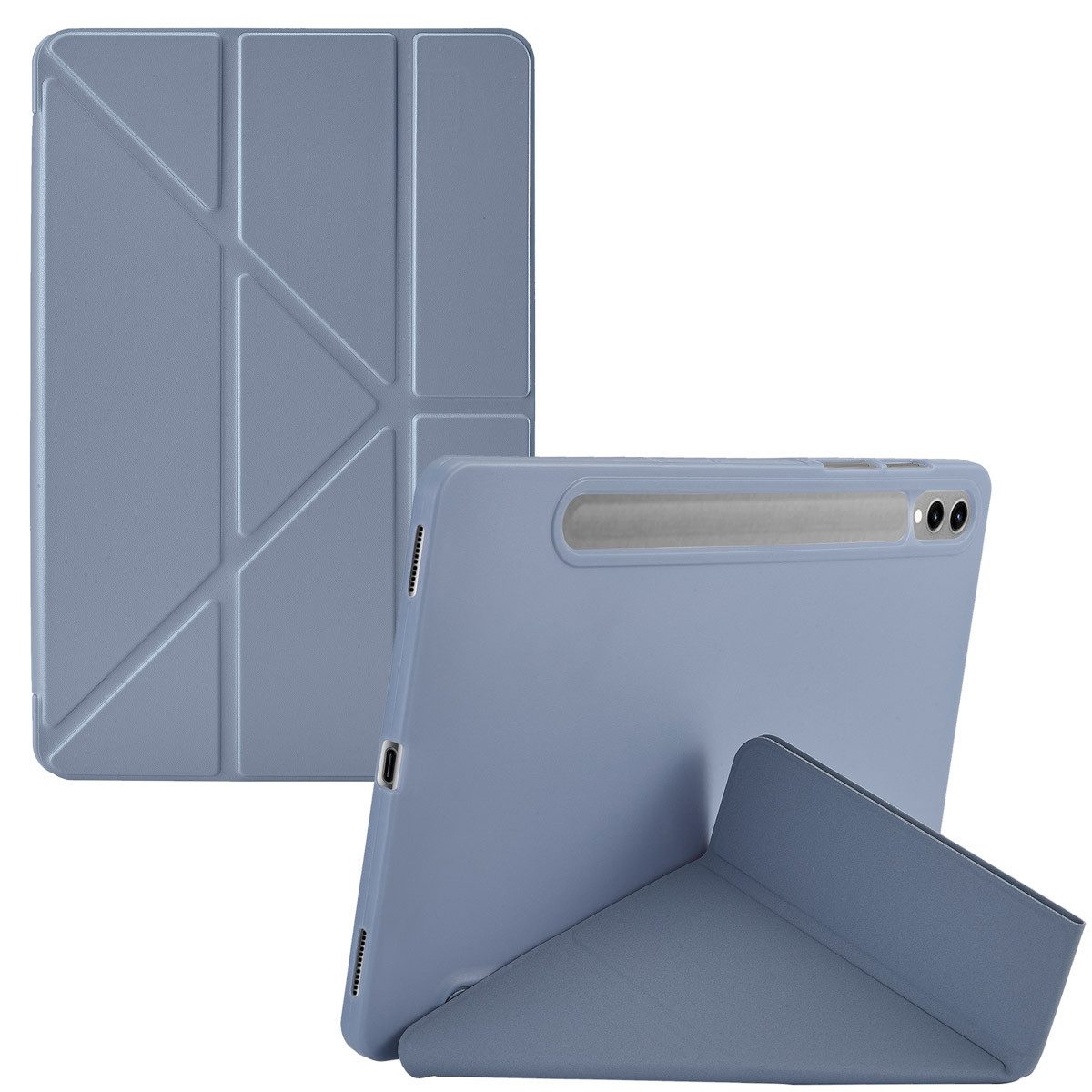imoshion Tablet-Mappe imoshion Origami Klapphülle Samsung Galaxy Tab S9 11.0 Zoll - Dark Lav
