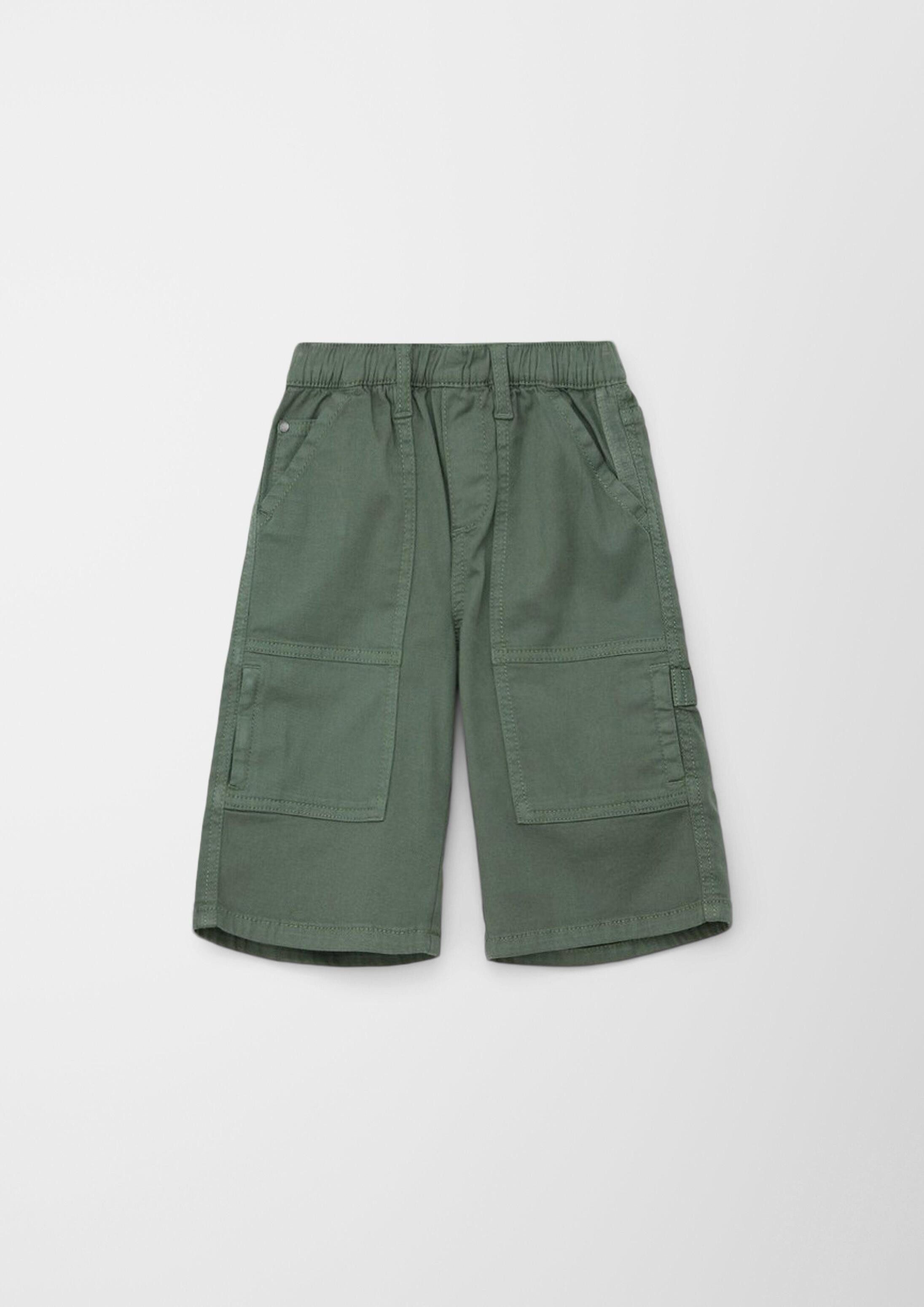 s.Oliver Shorts Hose Cargo-Bermuda aus Baumwollstretch