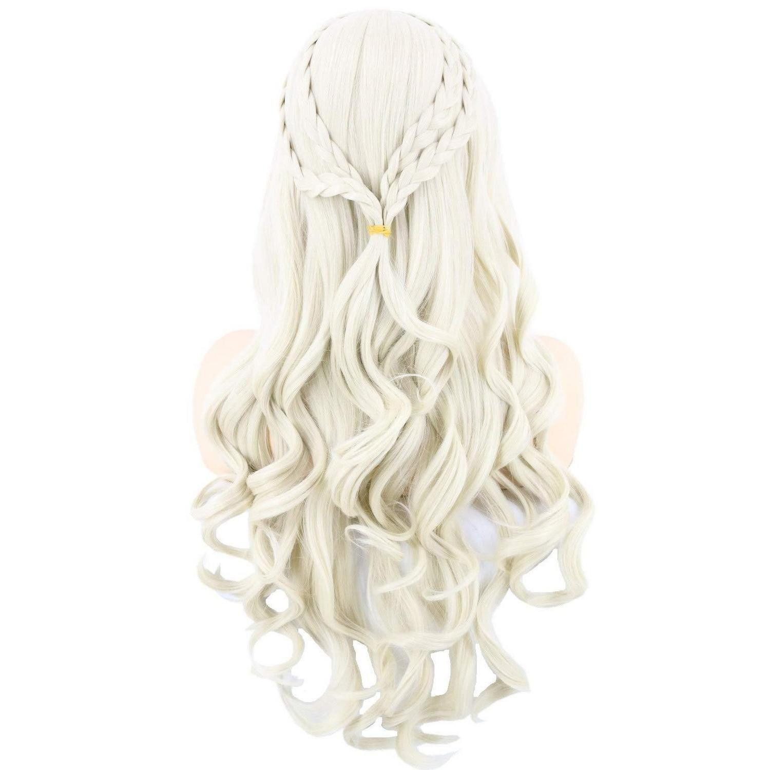 LuxusKollektion Kostüm-Perücke Perücke Damen Cosplay blond lang gewellt lockig