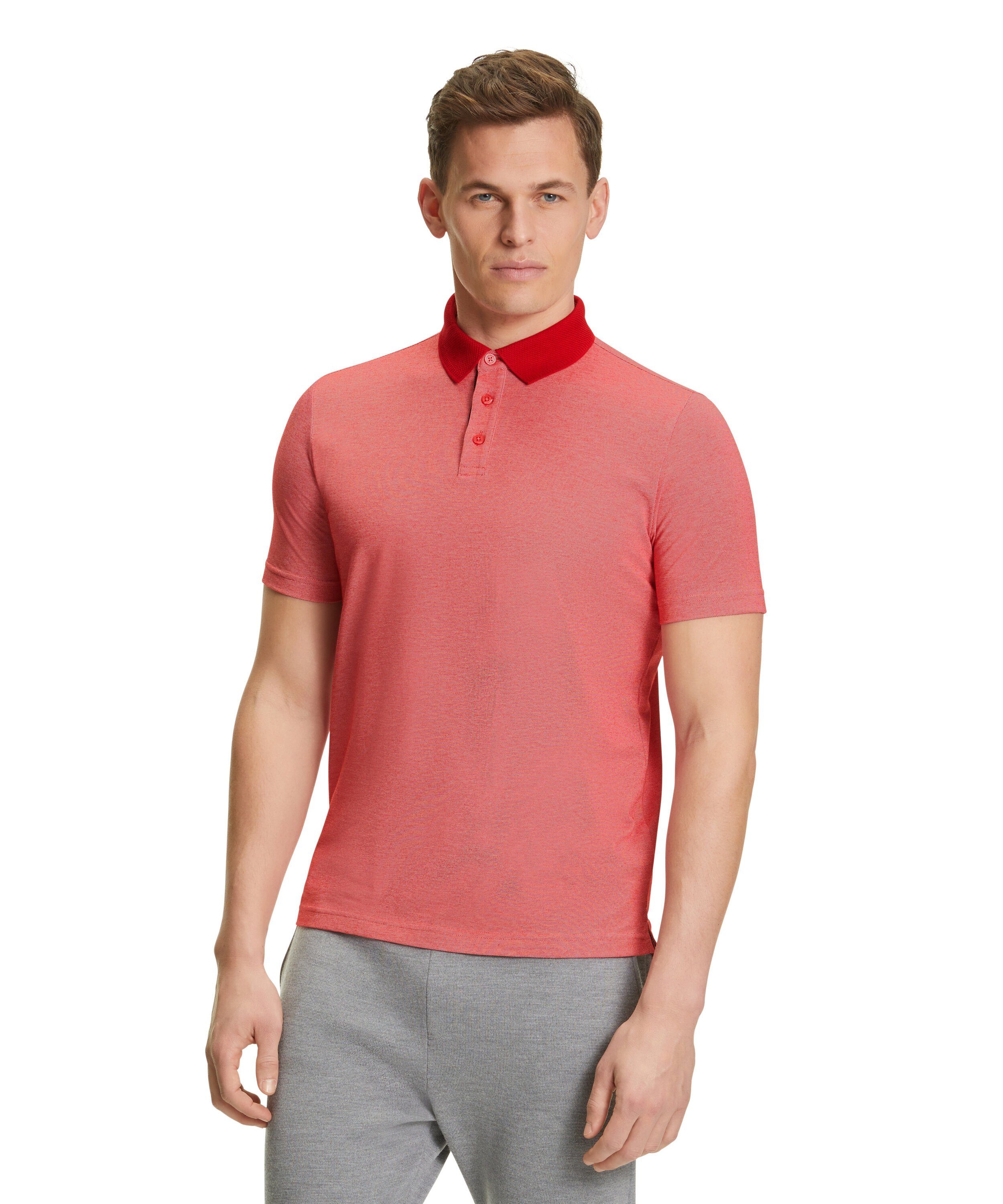 pink mit FALKE (8084) Poloshirt Baumwolle dusky