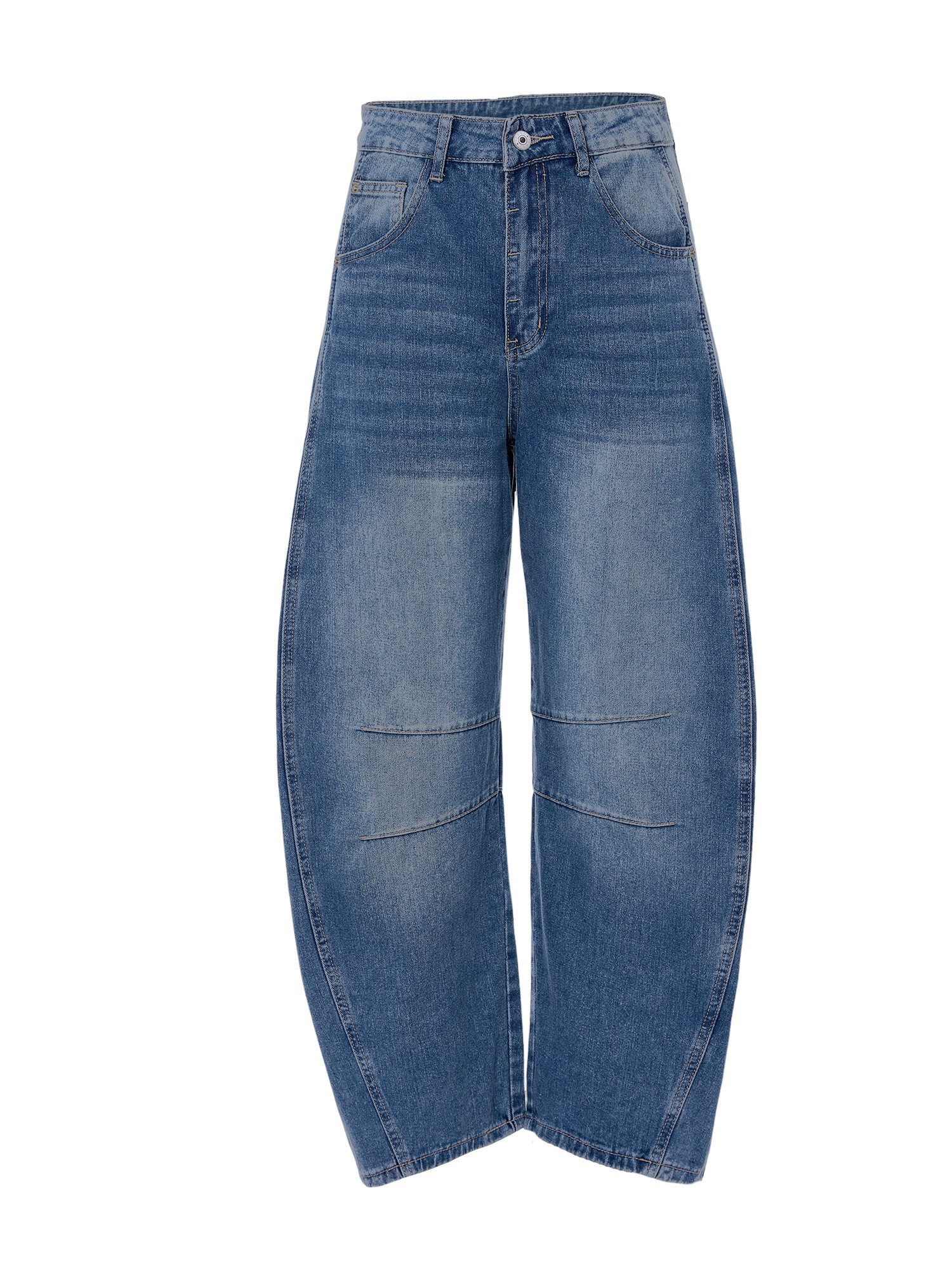 Imily Bela Boyfriend-Jeans Damen Weit geschnittene Knöchelhose (Packung, 1- günstig online kaufen