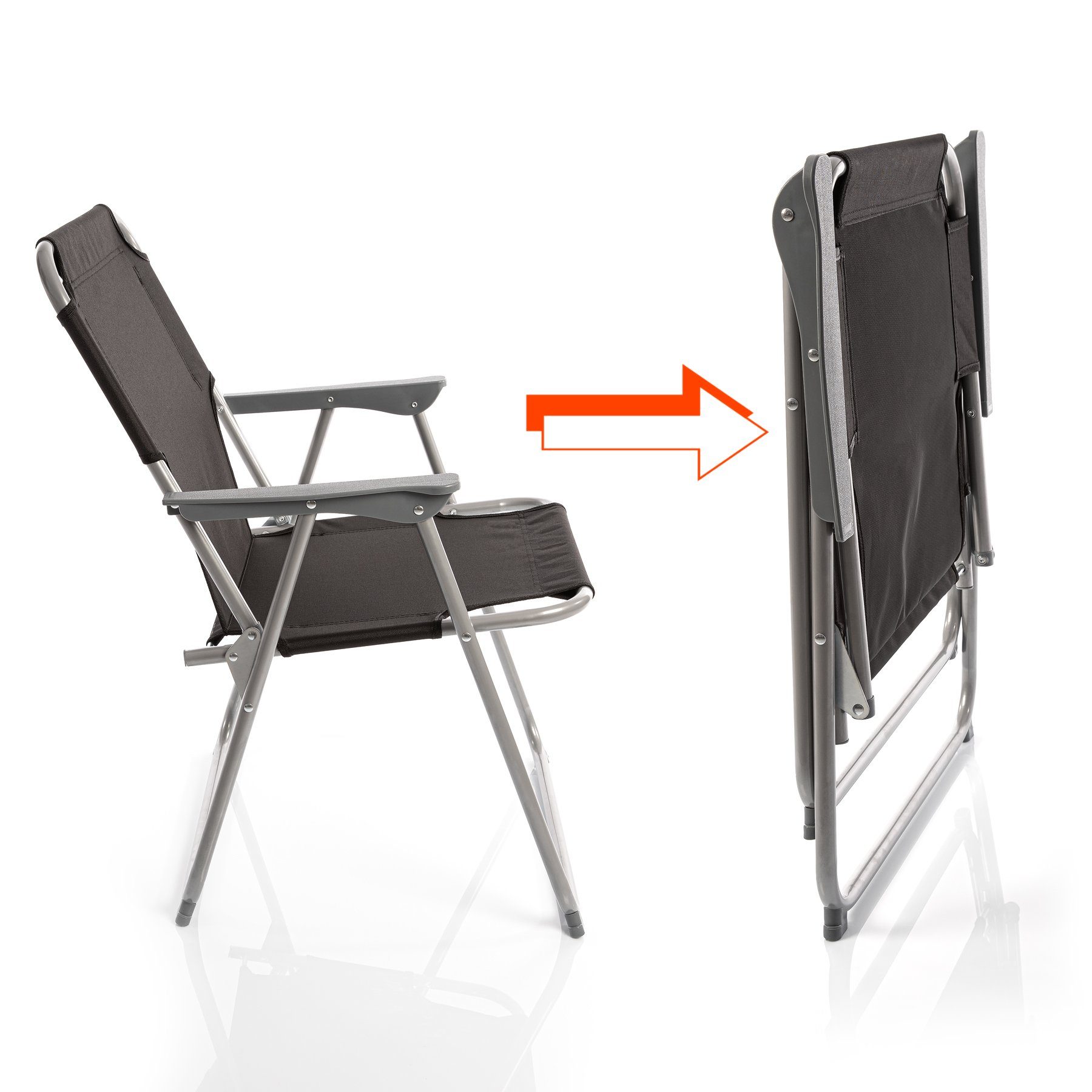 BigDean Campingstuhl 4x Klappstuhl Faltstuhl Campingstuhl günstig online kaufen