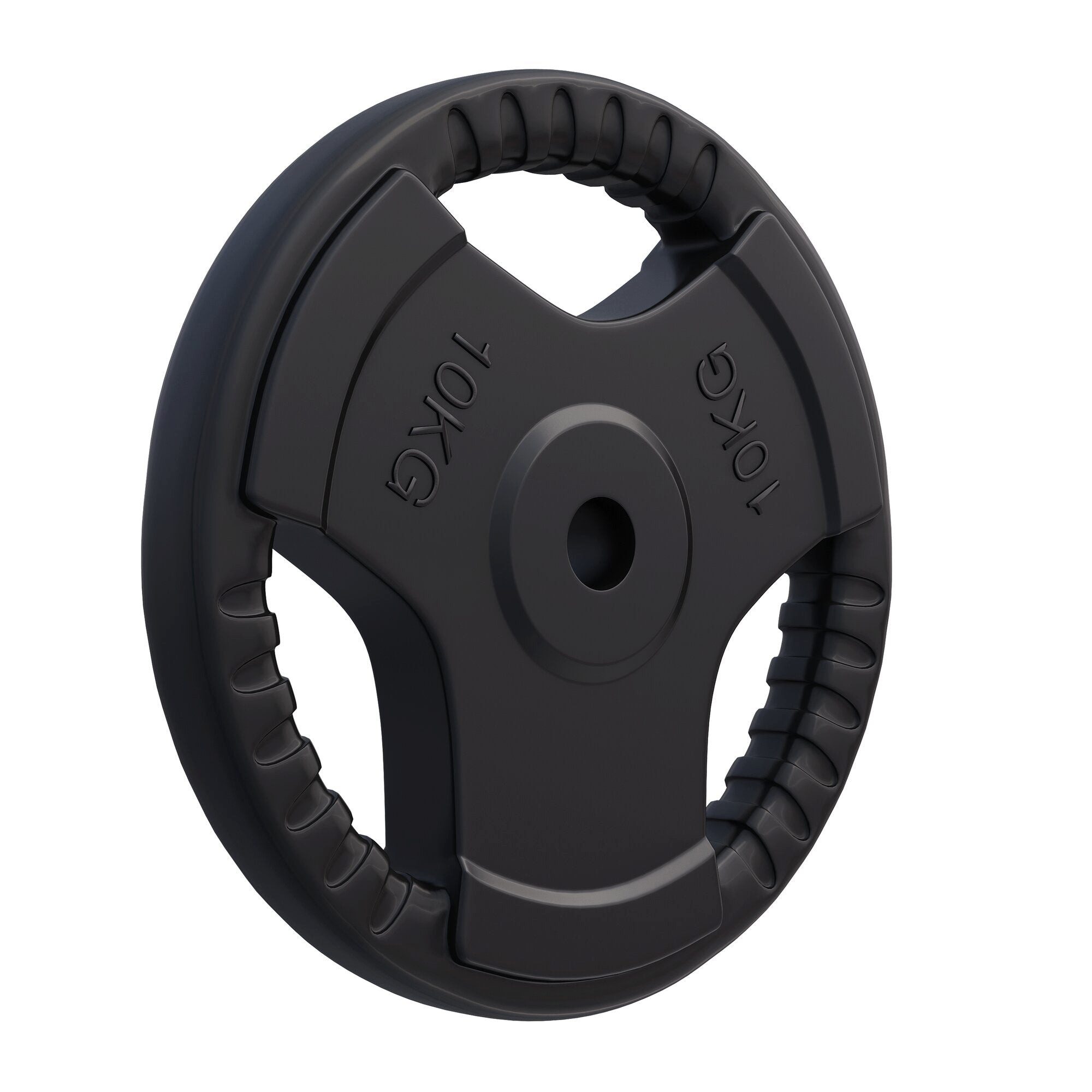 GORILLA SPORTS Hantelscheibe Hantelscheibe 30/31 mm Gummi Gripper 1,25-25 KG, 10 kg, (1-tlg)