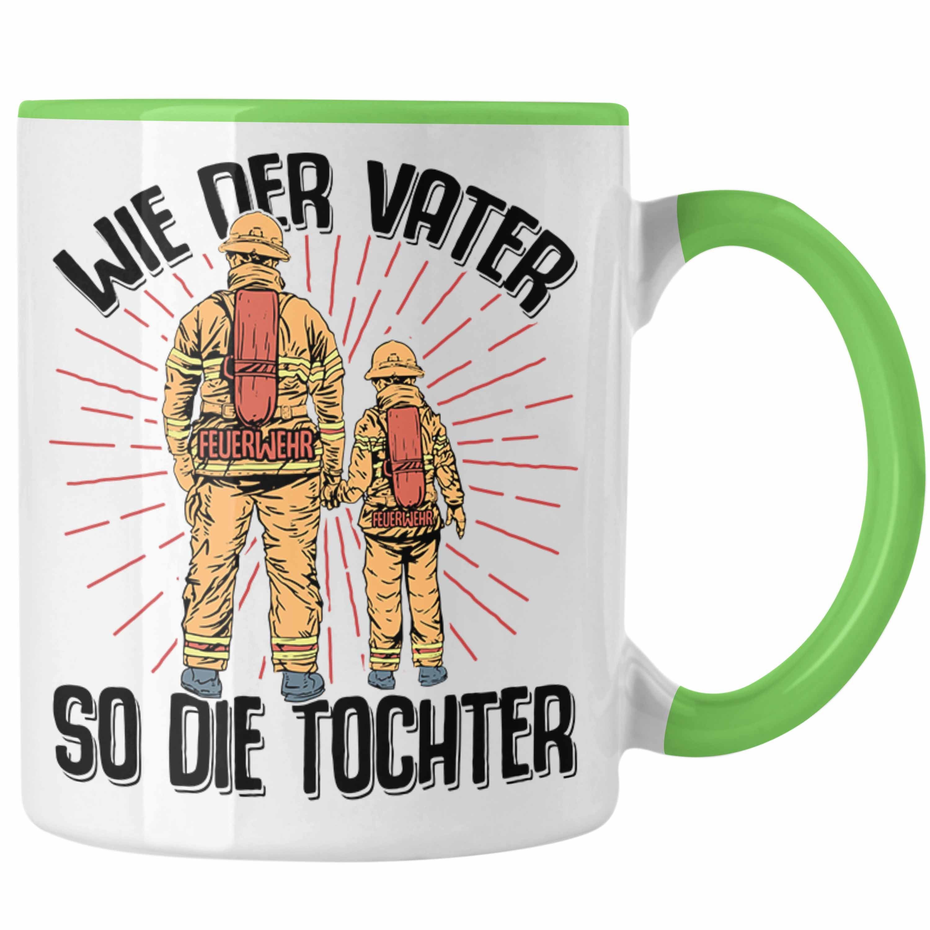 Trendation Tasse Trendation - Feuerwehr Tochter Tasse Geschenke Zubehör Lustig Einsatz