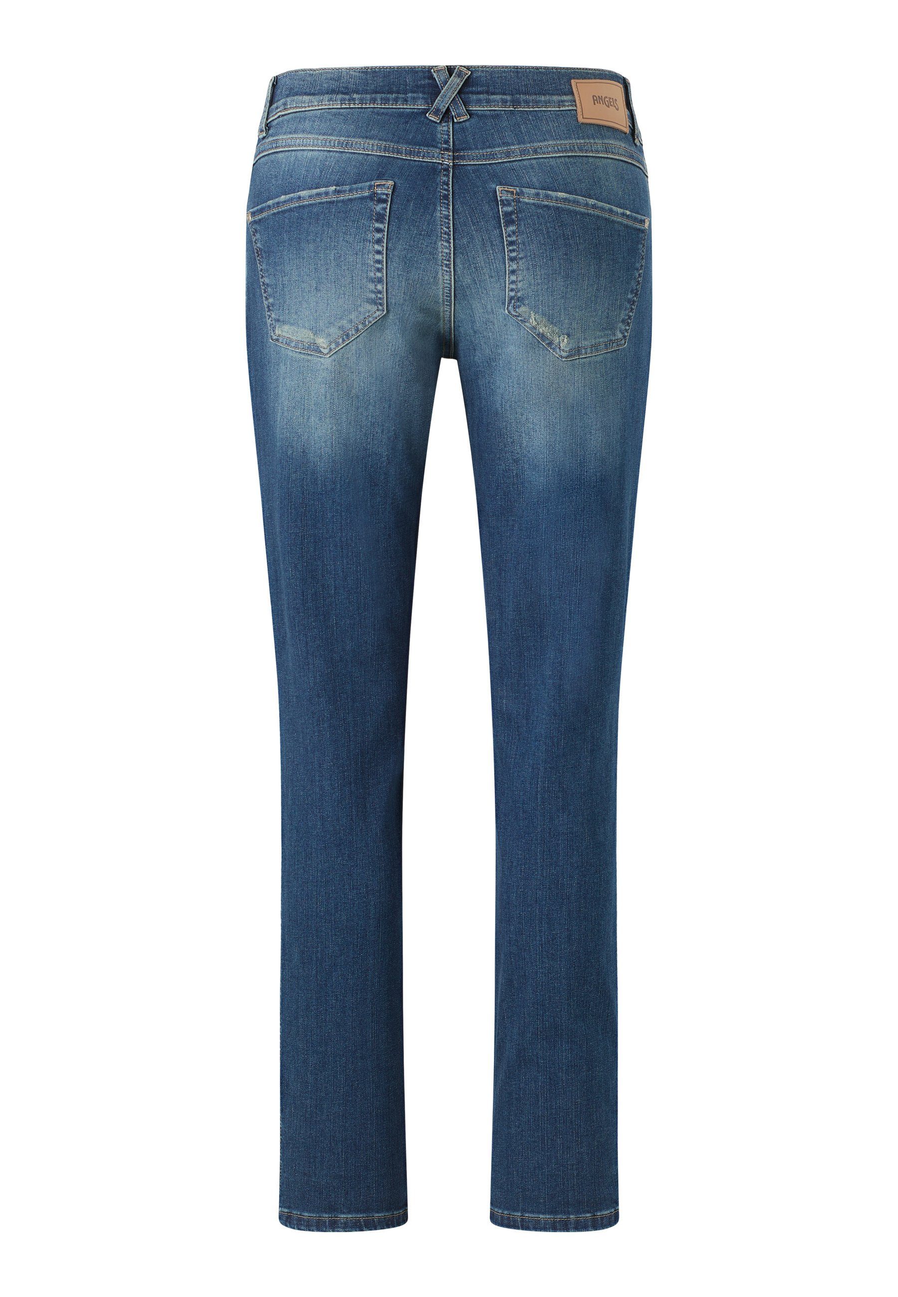 Crop Darleen Straight-Jeans Design modernem Jeans TU mit ANGELS