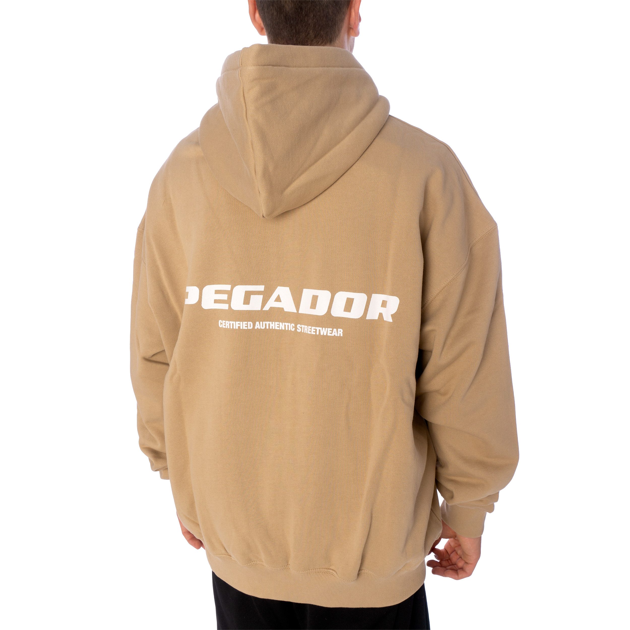 PEGADOR Sweatjacke Sweatjacke Pegador Colne Logo Oversized