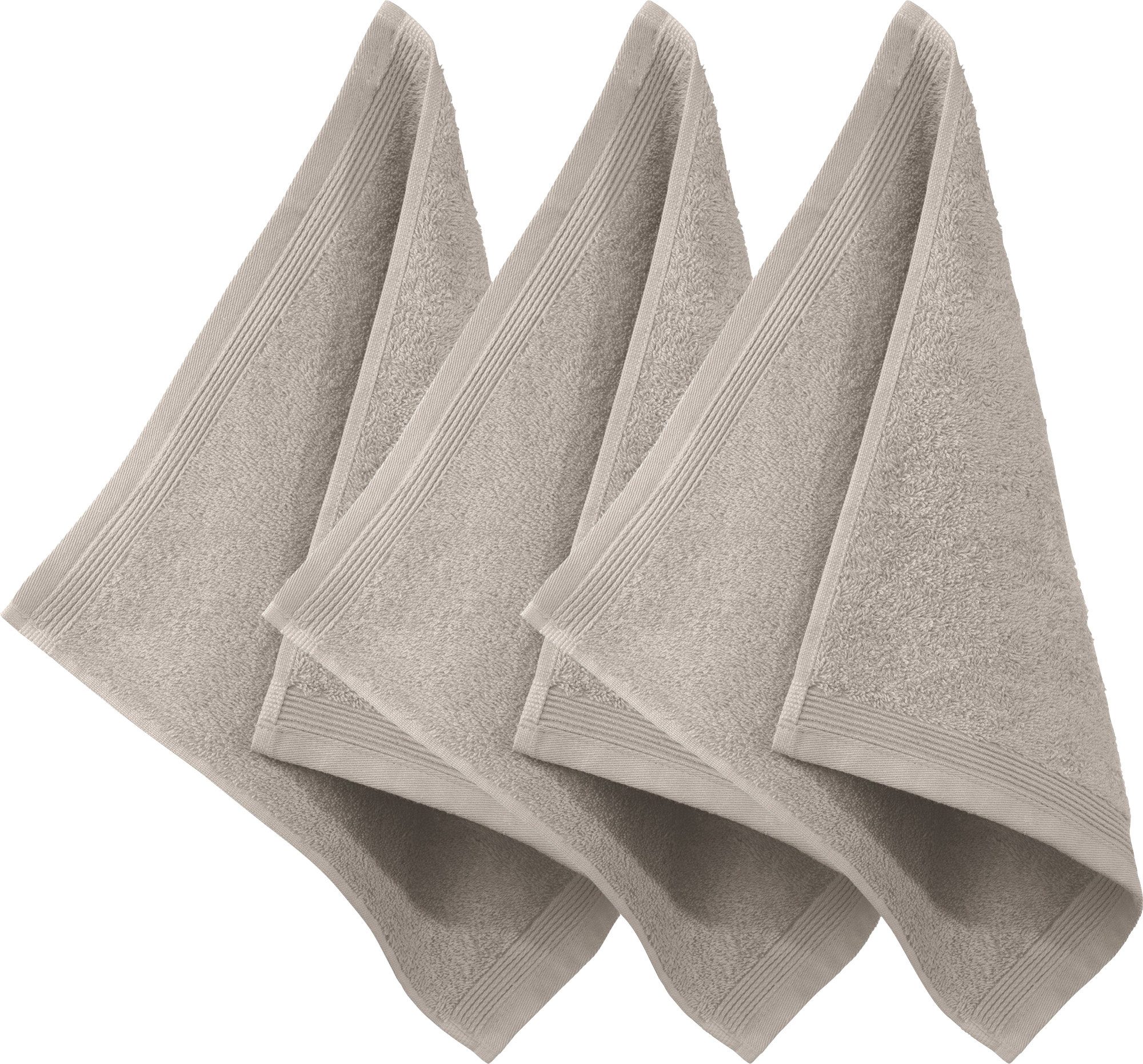 Möve Seiftuch Seiftuch "Superwuschel" 3er-Pack, Frottier, Walk-Frottier Uni