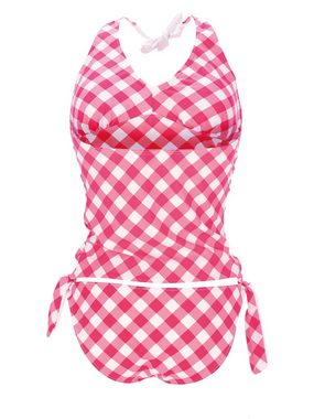 petit amour Umstands-Tankini ARLETTE Bademode für Schwangere B/C bis D Cup ohne Bügel (Set, Tankinitop für Schwangere mit Wendeslip) Wendeslip: Weiß oder kariert