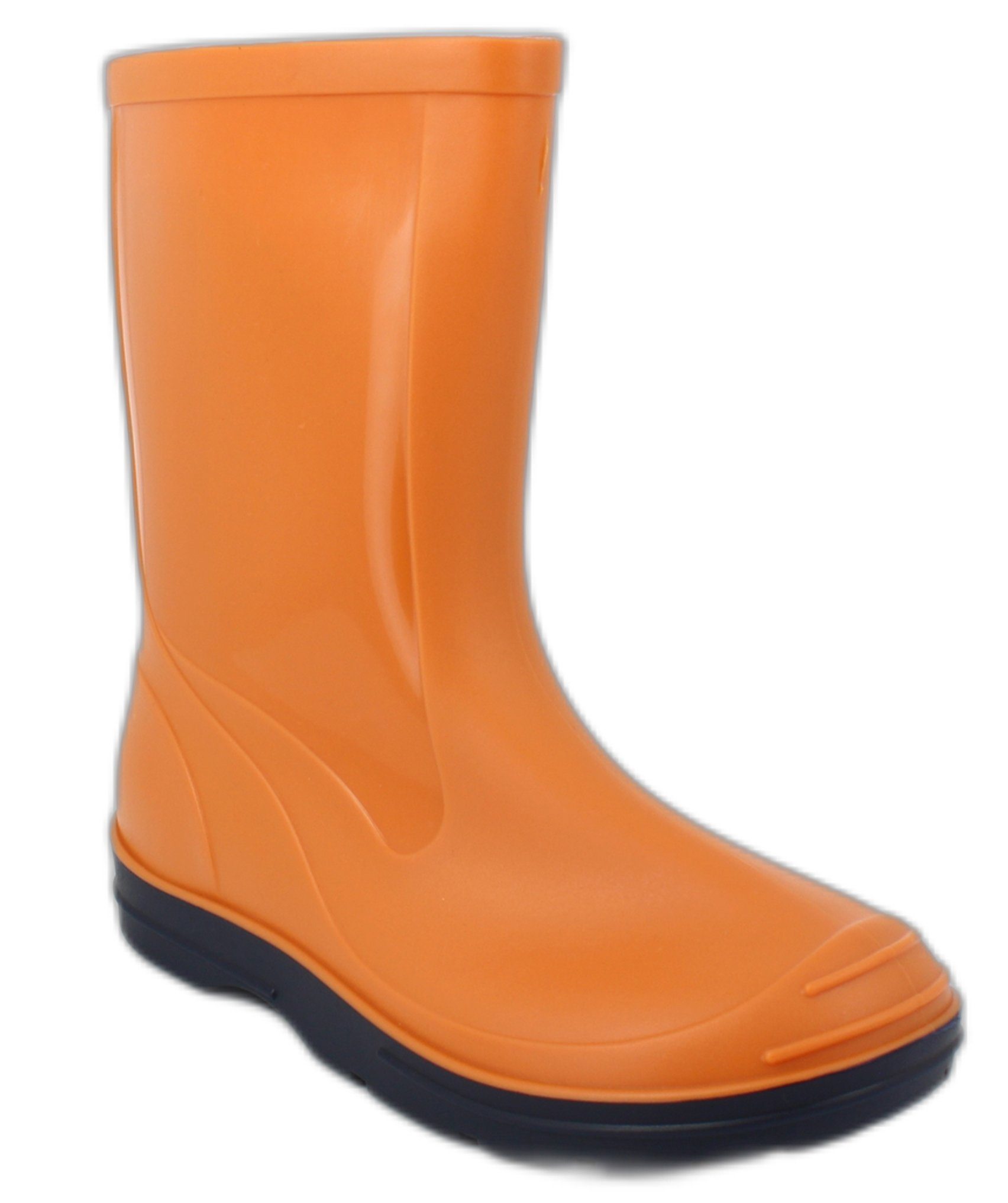 Beck Regenstiefel Basic Gummistiefel (für Mädchen und Jungen, in vielen Farben und Größen verfügbar) schmaler Schlupf-Stiefel, herausnehmbare Innensohle