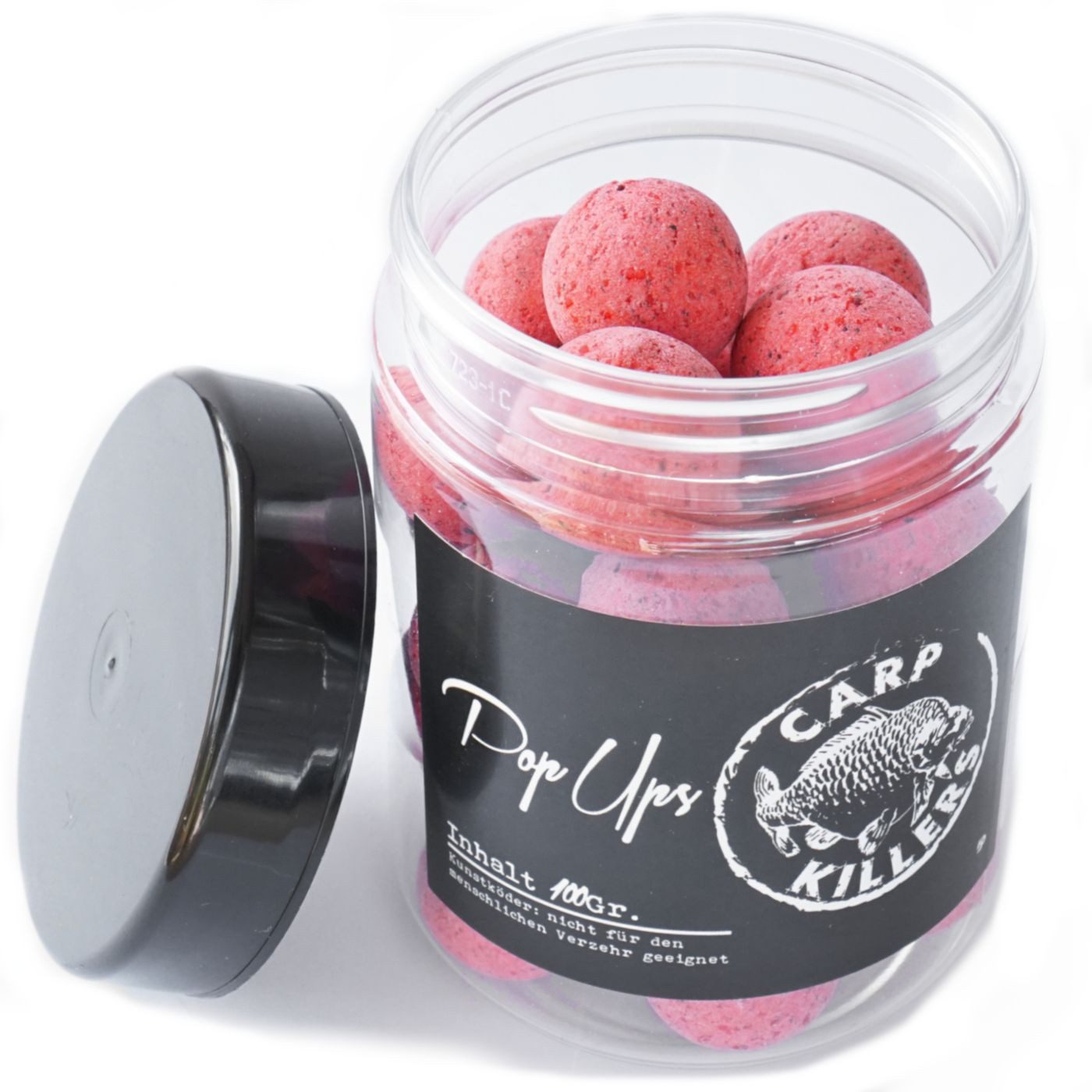 Carp Killers Kunstköder Carp Killers Mega Krill Pop Up Boilies - 80g Karpfenboilies