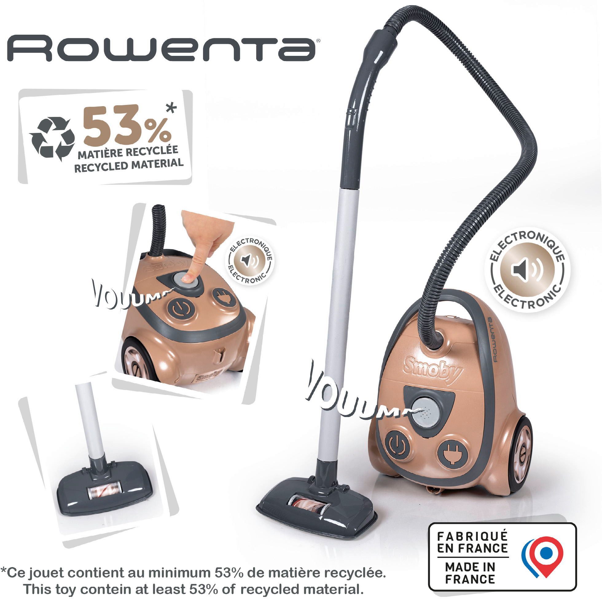 Smoby Kinder-Haushaltsset Spielwelt Haushalt Staubsauger Rowenta günstig online kaufen