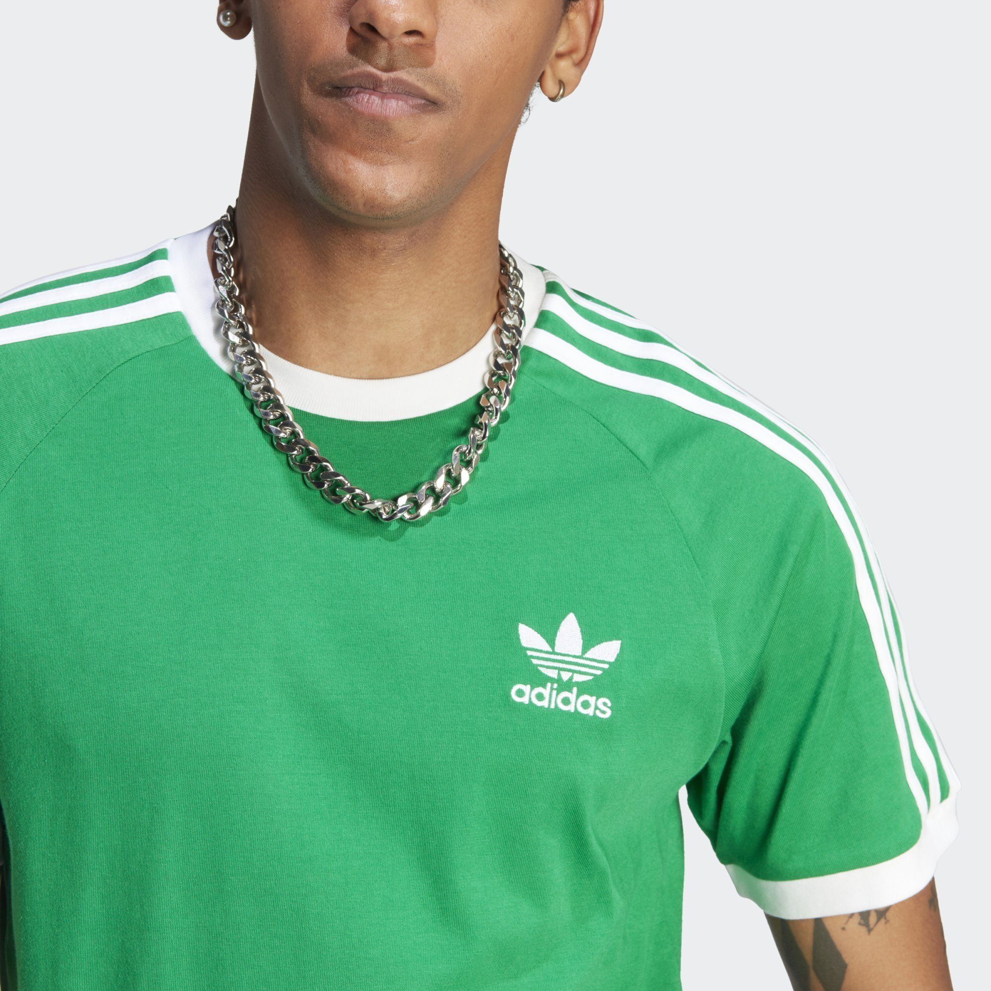 CLASSICS 3-STREIFEN T-SHIRT Green Originals T-Shirt ADICOLOR adidas