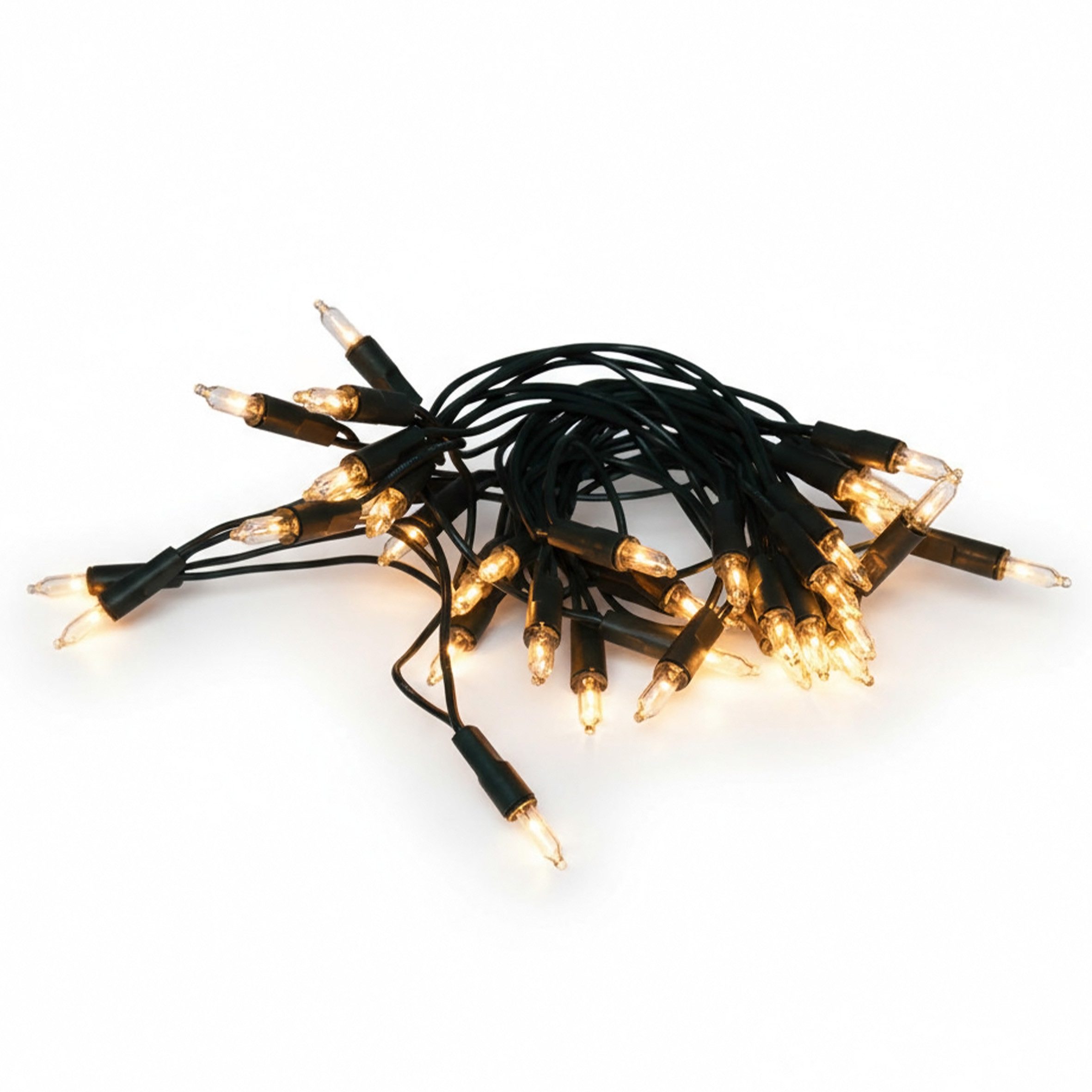 Spetebo Lichterkette Weihnachtsbeleuchtung in klassischer Optik, 35-flammig, Tannenbaum Dekobeleuchtung für Innen