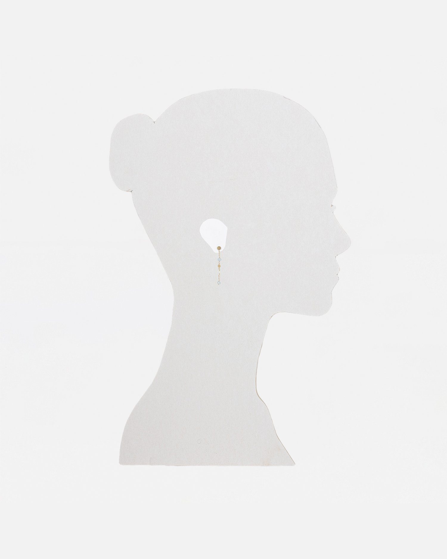 Corydon 4 cm, 925, Damen Perlenohrringe 18 Afterglow Sea Pernille vergoldet Silber Paar Karat Ohrhänger