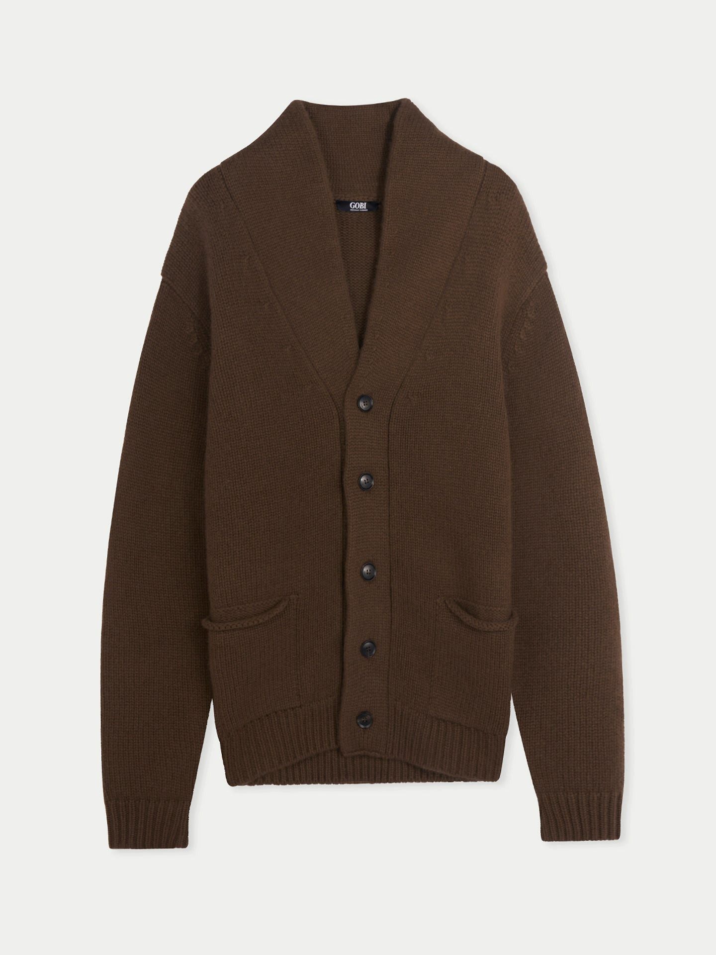 GOBI Cashmere Cardigan Kaschmir Strickjacke mit Schalkragen