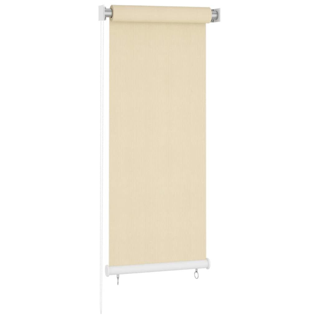 Rollo vidaXL Außenrollo Creme 65 (B) x 140 (H) cm HDPE, vidaXL