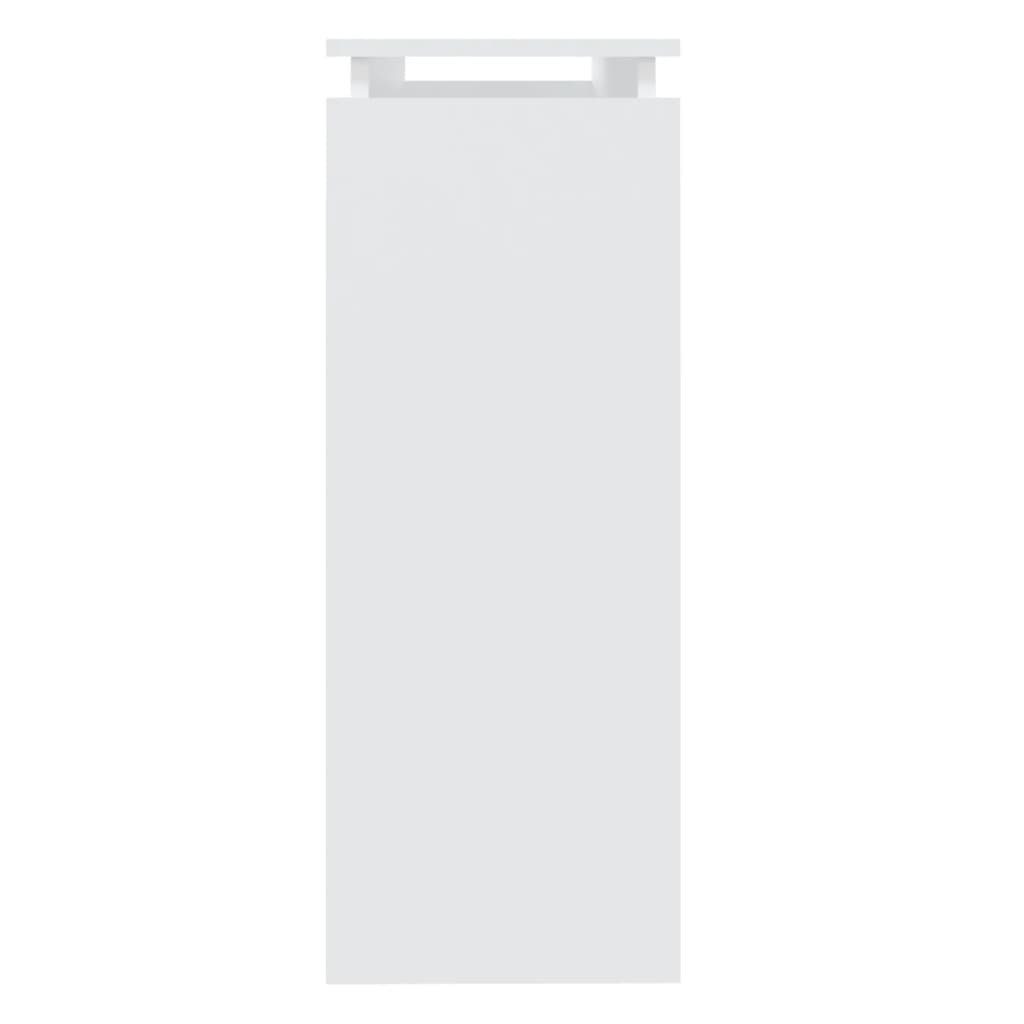vidaXL Beistelltisch Konsolentisch Weiß | 102x30x80 (1-St) cm Weiß Weiß Holzwerkstoff