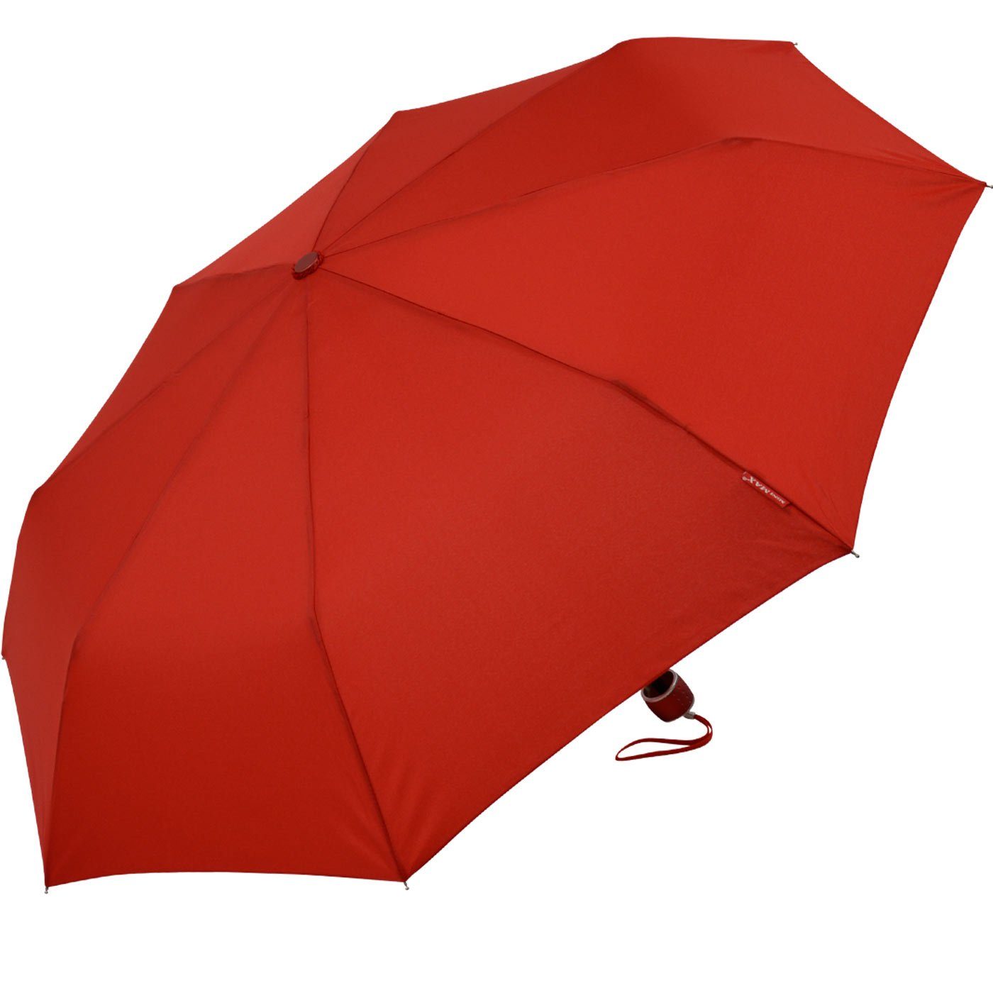 kleiner jjede leichter Handöffner, miniMAX® rot Taschenregenschirm Impliva Tasche Schirm in passt