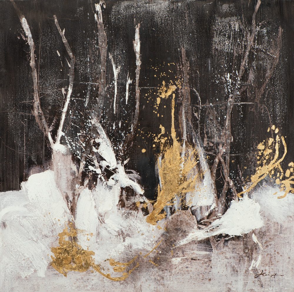 ArtUniverse Gemälde Leinwandbild Licht Und Schatten 115 x 115 cm, Abstrakt