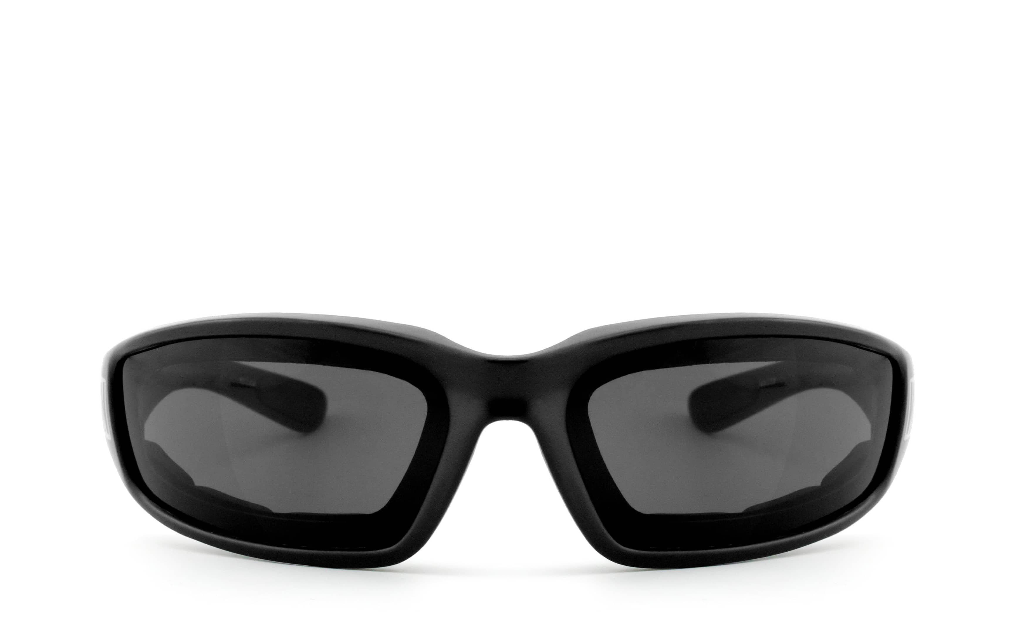 KingKerosin Motorradbrille KK140 gepolstert, Steinschlagbeständig durch Kunststoff-Sicherheitsglas