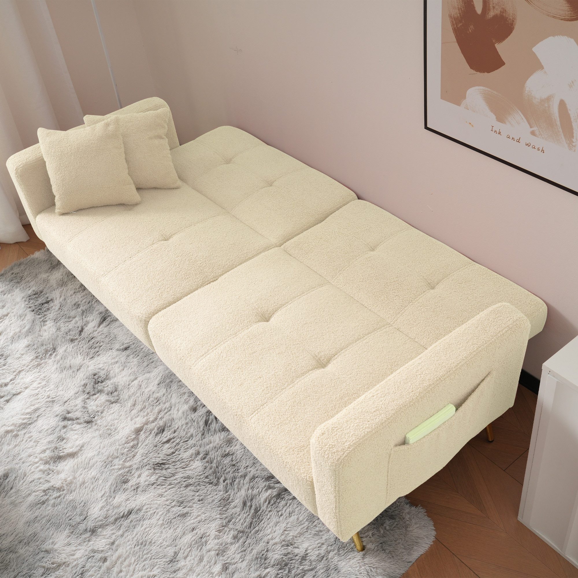 STILVORA Schlafsofa Zweisitzer Schlafsofa verstellbarem Winkel günstig online kaufen
