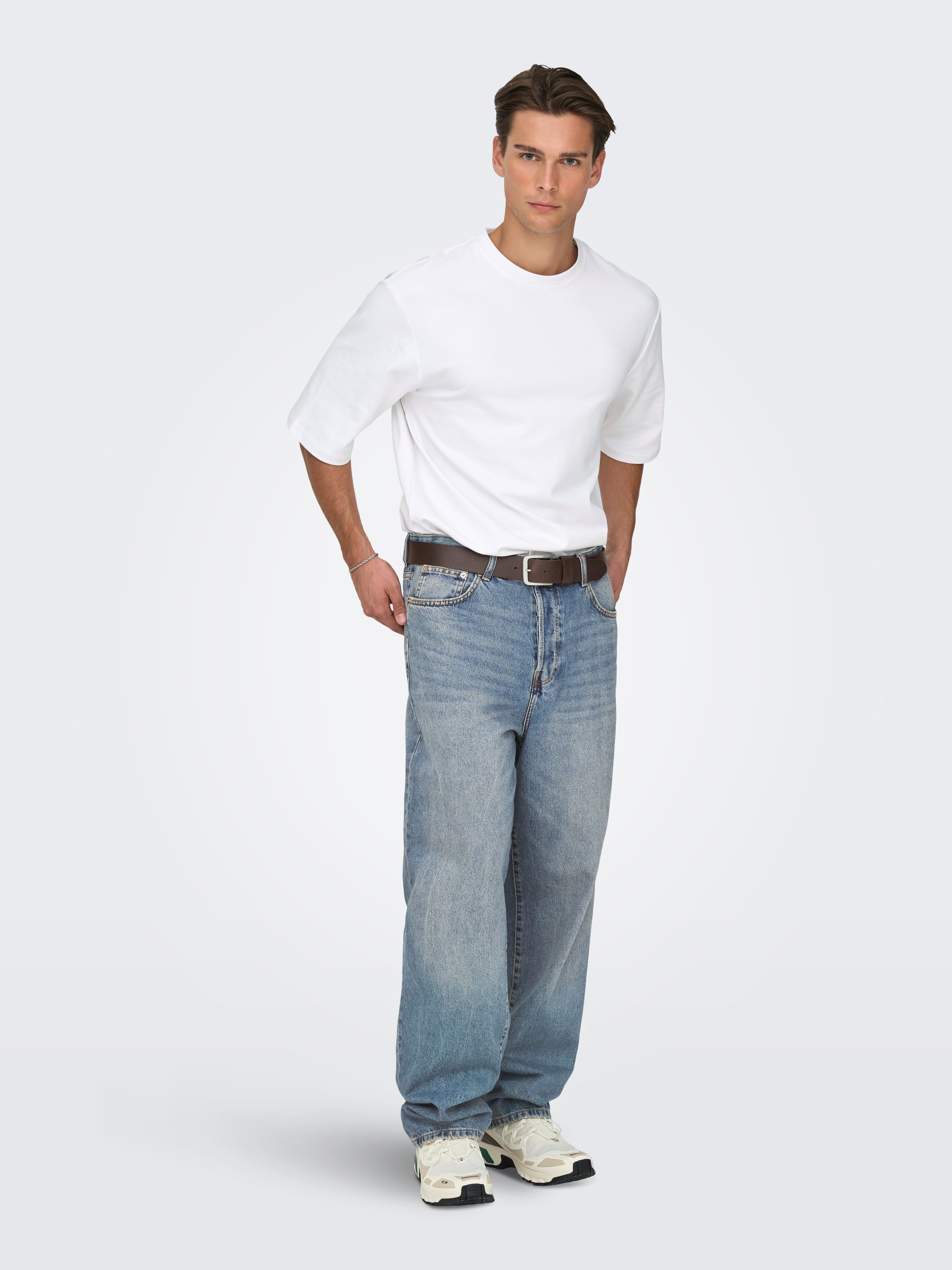 ONLY & SONS Loose-fit-Jeans ONSFADE LOOSE WB 6778 A14 DNM NOOS