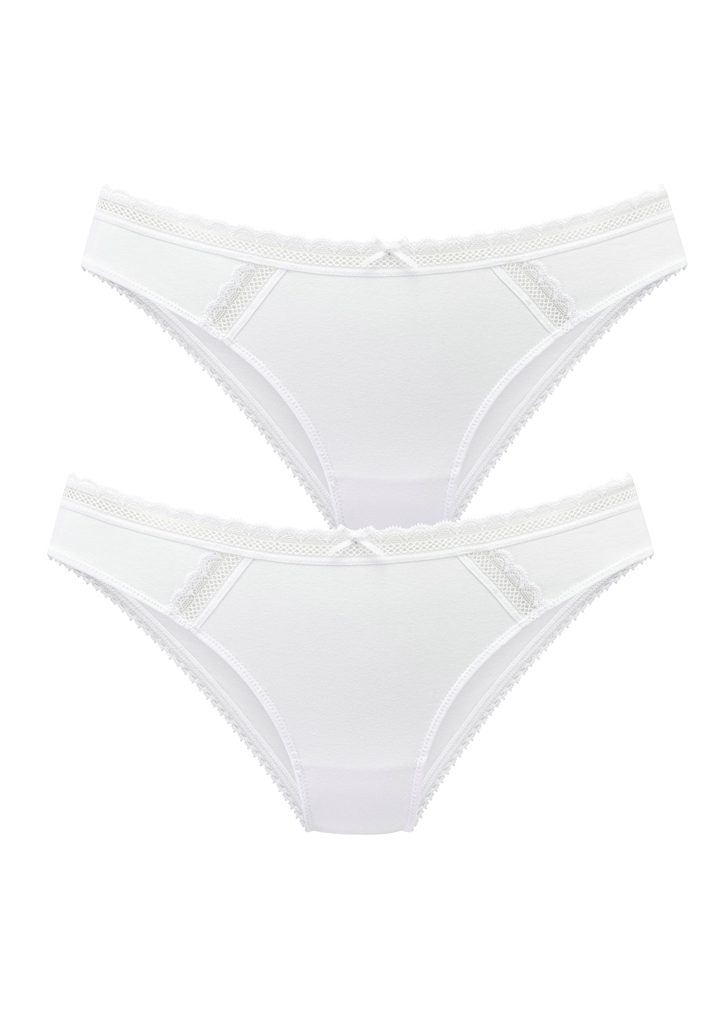Vivance by Lascana Bikinislip (Packung, 2 Stück) aus weicher Baumwollmischung