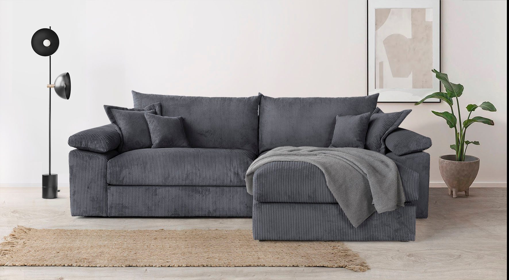 Home affaire Ecksofa Soft&Cosy XXL L-Form günstig online kaufen