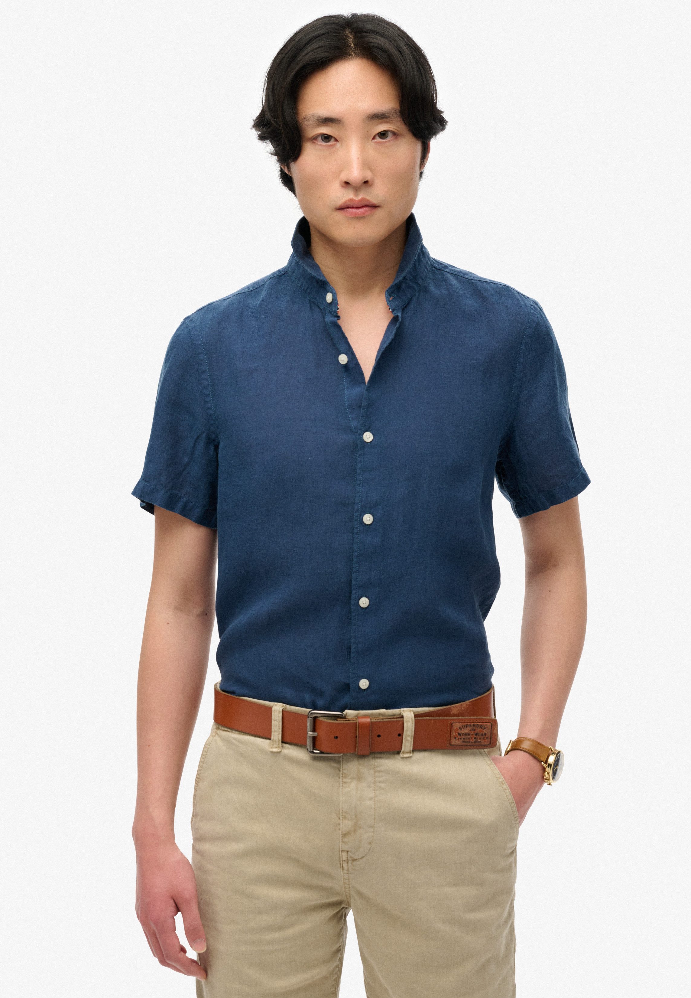 Superdry Kurzarmhemd VACATION LINEN S/S SHIRT günstig online kaufen