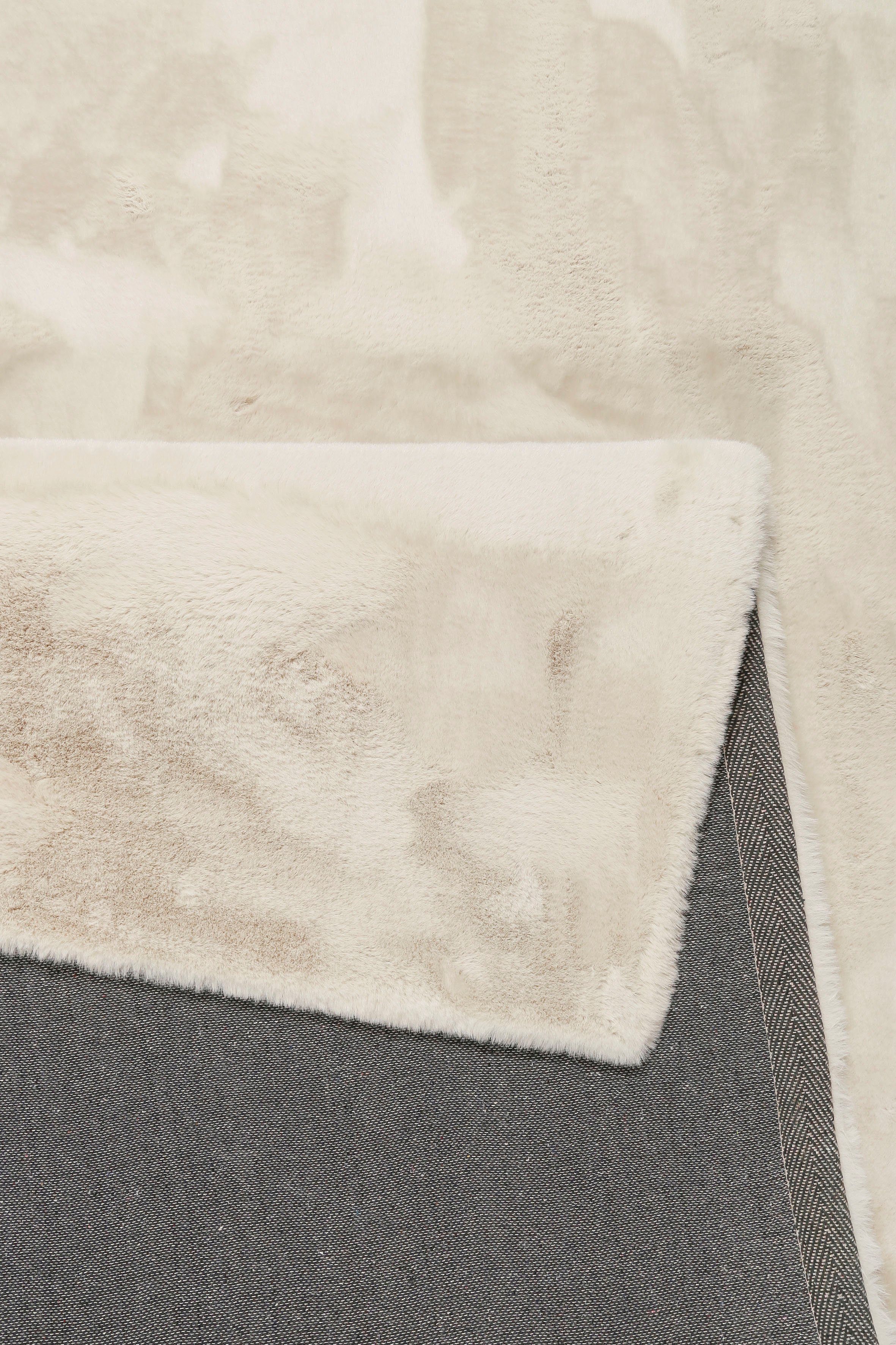 Hochflor-Teppich Alice Kunstfell, 25 besonders für rechteckig, creme/beige Räume Kaninchenfell-Haptik, und Höhe: Esprit, mm, alle dicht, weich
