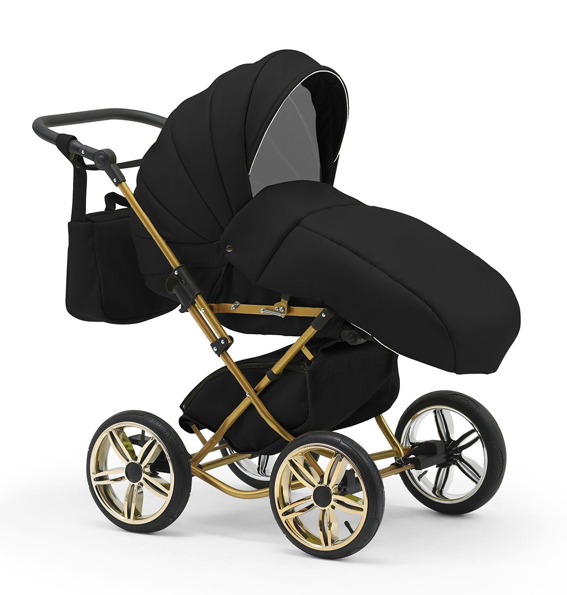 inkl. in Designs Sorento 3 Teile babies-on-wheels 10 in 13 1 Schwarz Kombi-Kinderwagen - - Autositz