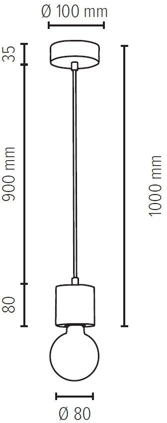 SPOT Light Pendelleuchte PINO, Leuchtmittel, Massivholz, Nachhaltig, ohne aus Kabel Naturprodukt Hängeleuchte, kürzbar