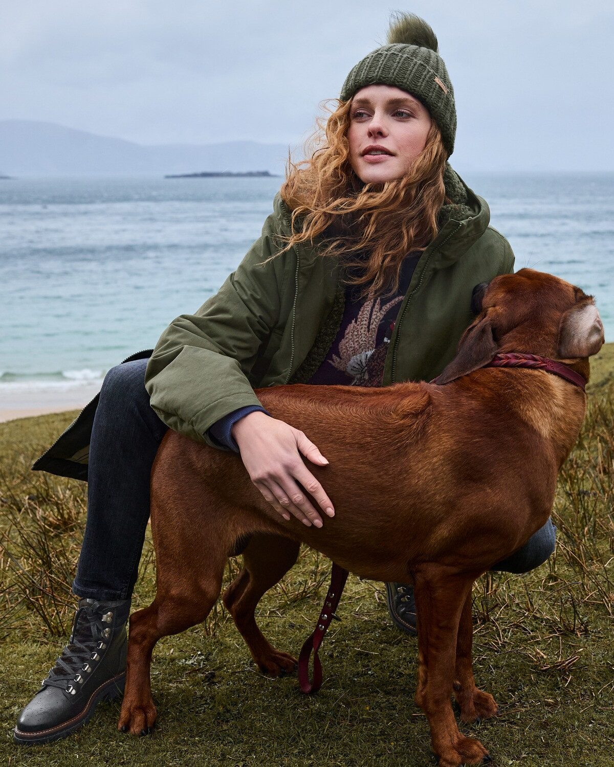 Barbour Bommelmütze Mütze Saltburn günstig online kaufen