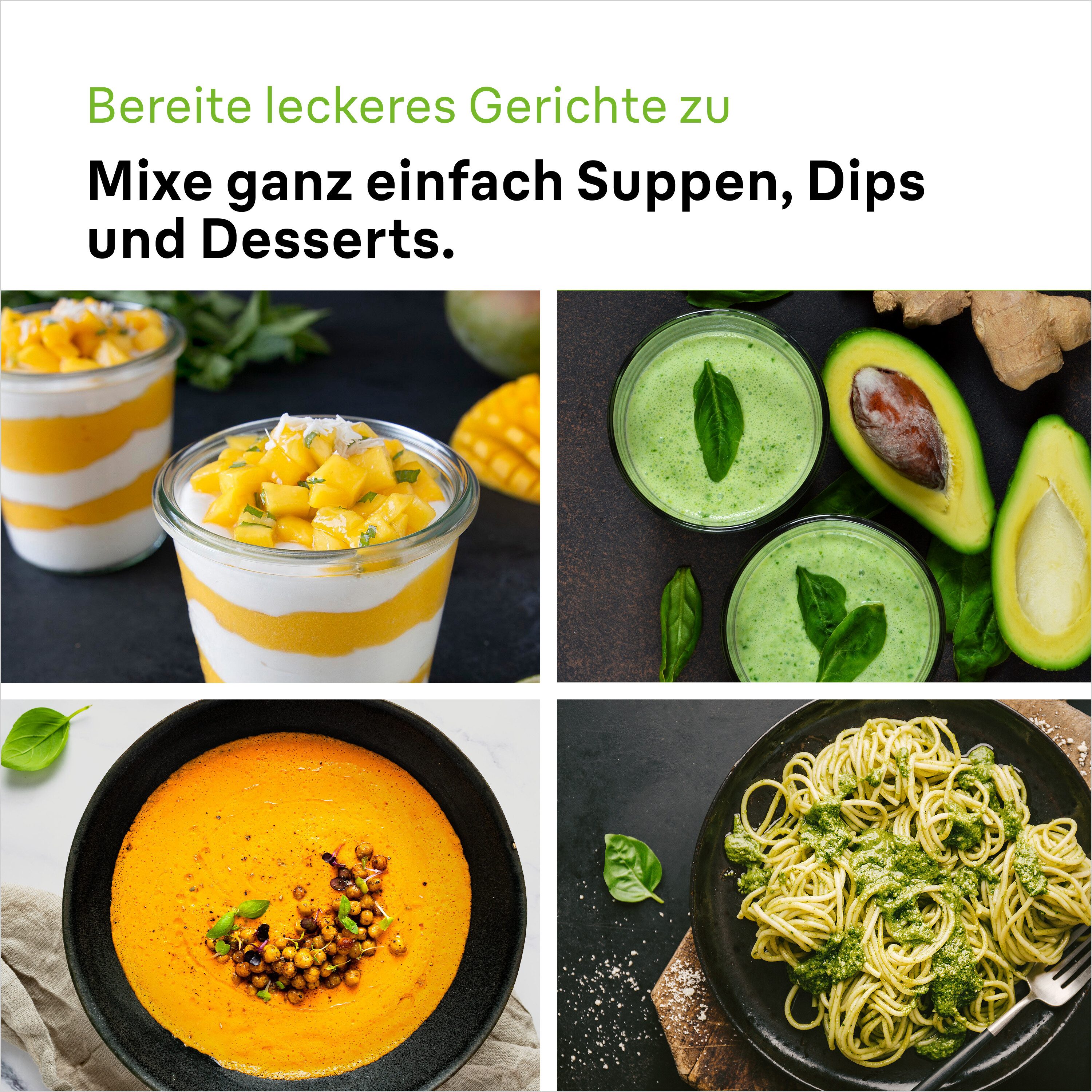 Braun Stabmixer MultiQuick 5 MQ 50501 M - 1000 W, 21 Geschwindigkeiten, Handmixer, 1000 W, Spritzschutz, Extra Mahlklinge, Mixer, spülmaschinenfest