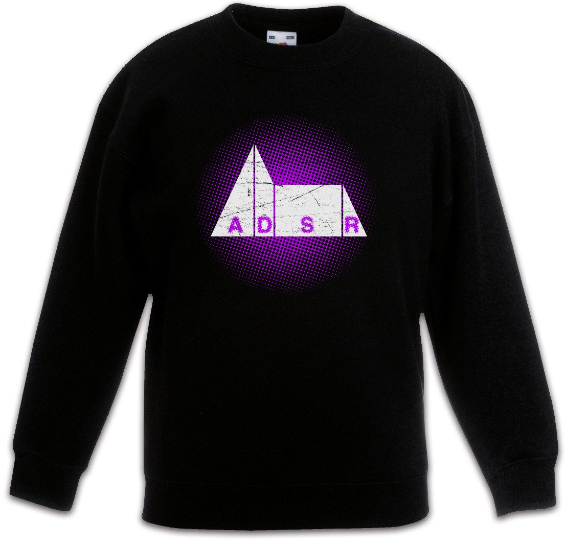Sweatshirt Synthesizer ADSR III Kinderpullover Electro Techno LFO Musik Music DJ