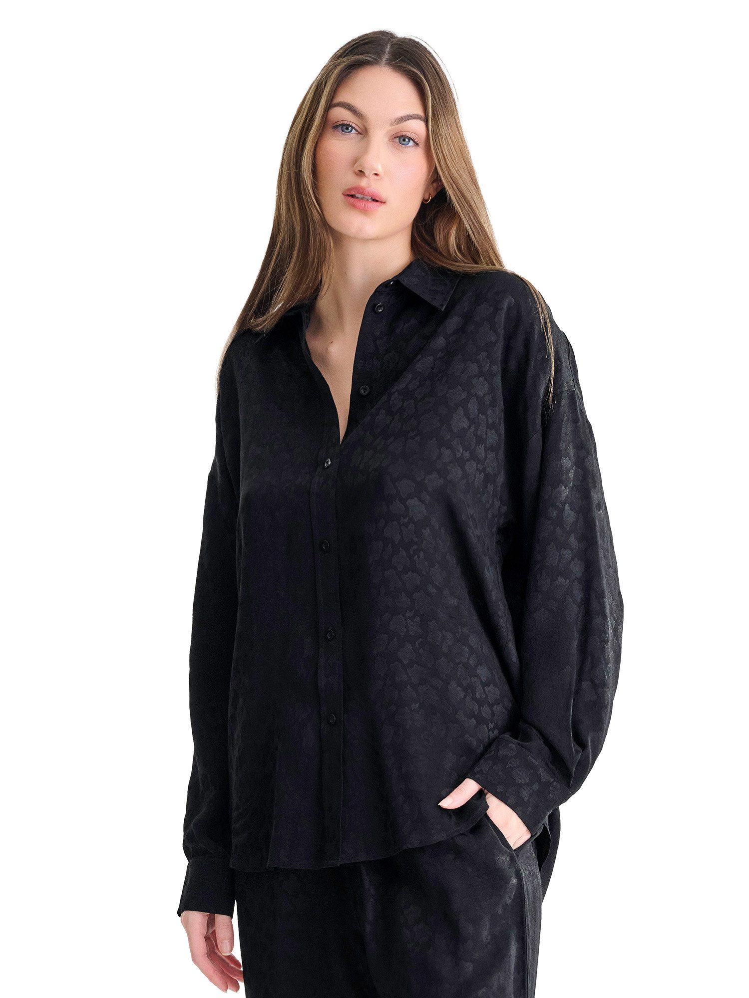 Lisca Klassische Bluse Bluse langarm Talena (Stück, 1-tlg) Oversize Bluse, extra lange Passform