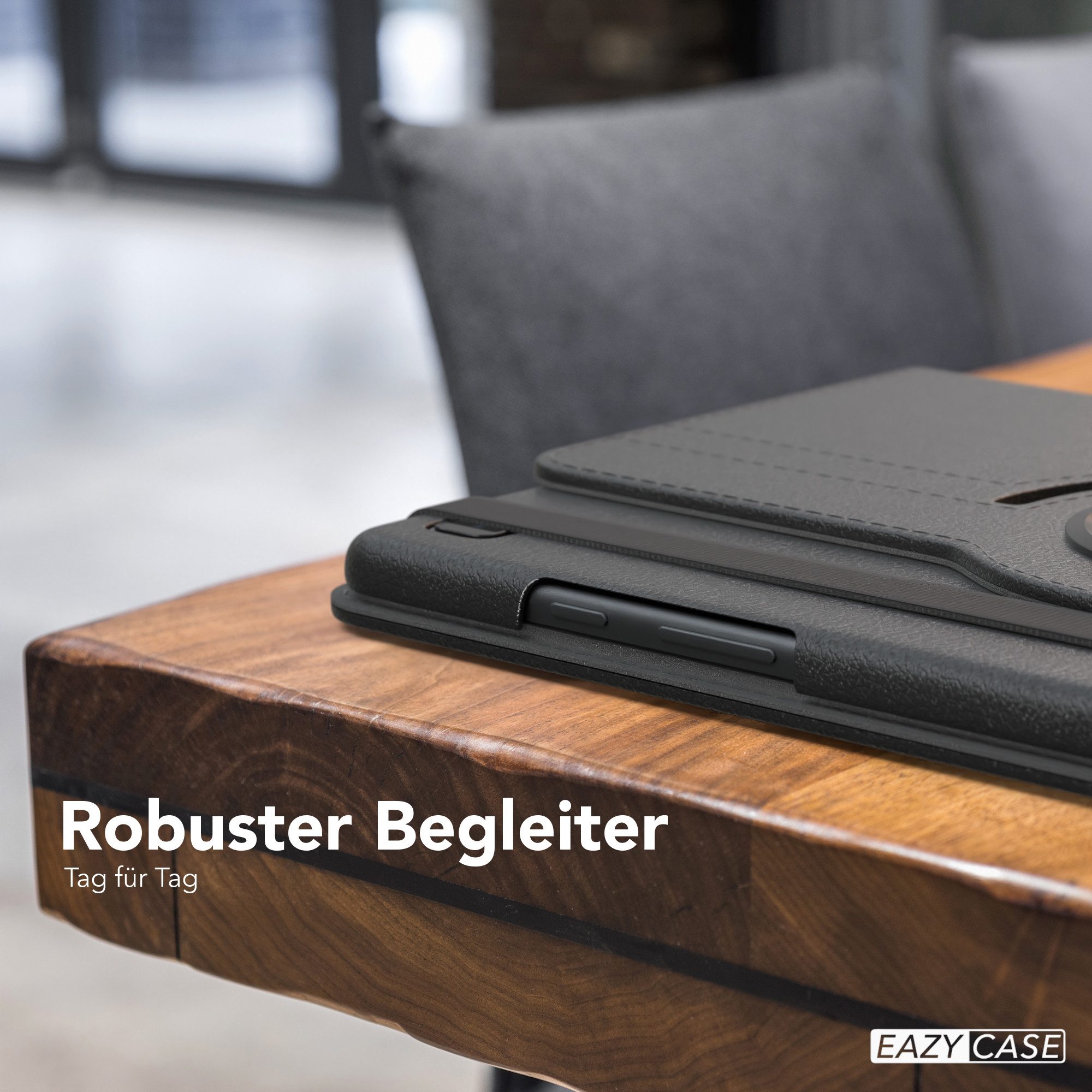 EAZY CASE Tablet-Hülle Rotation Case für Samsung Galaxy Tab A7 10,4 Zoll, Hülle 360° drehbar mit Standfunktion Etui Anti-Kratz Tasche Schwarz – Bild 2 von 5