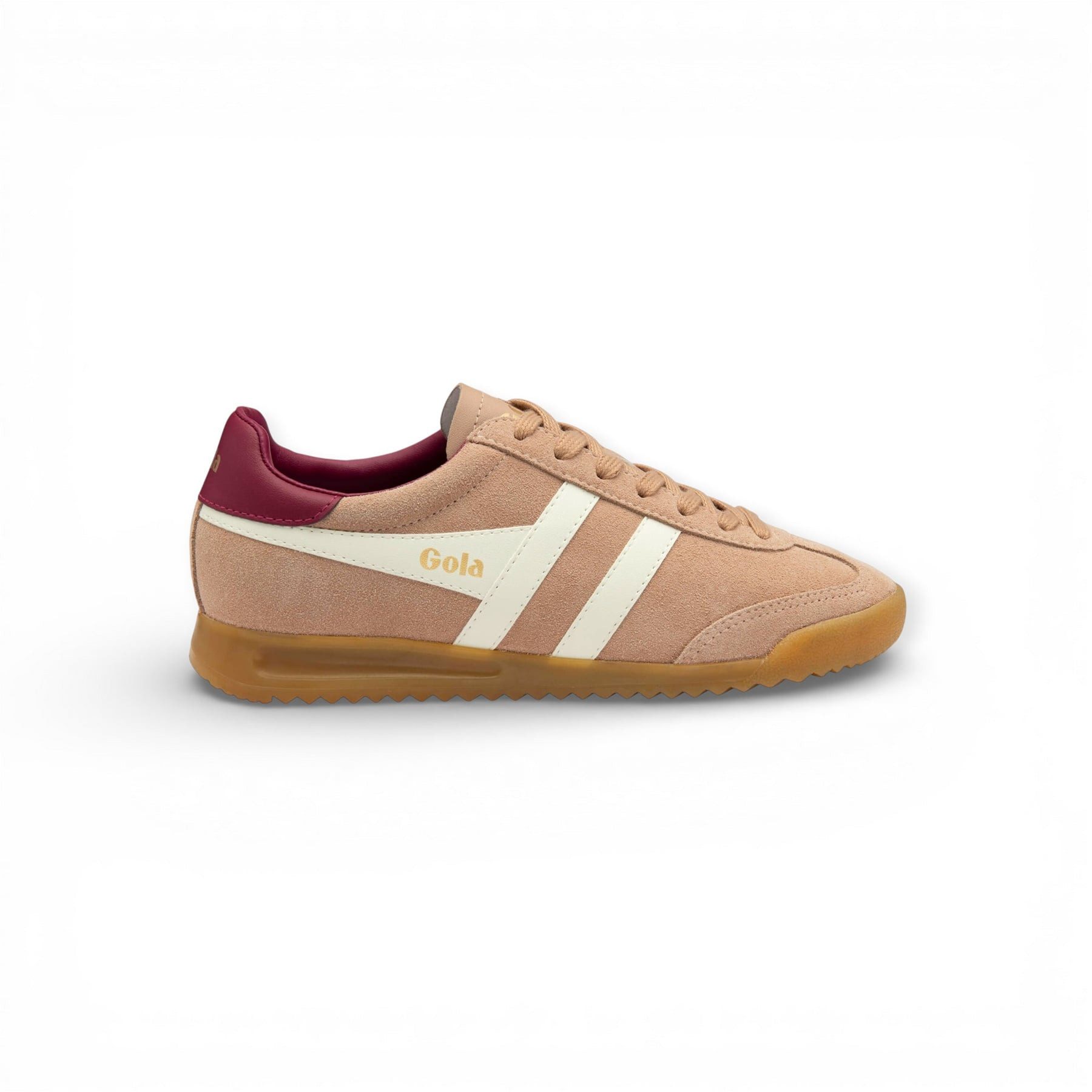 Gola Torpedo (Wildleder) 2026 camelbraun/offwhite/rot Damen Sneaker