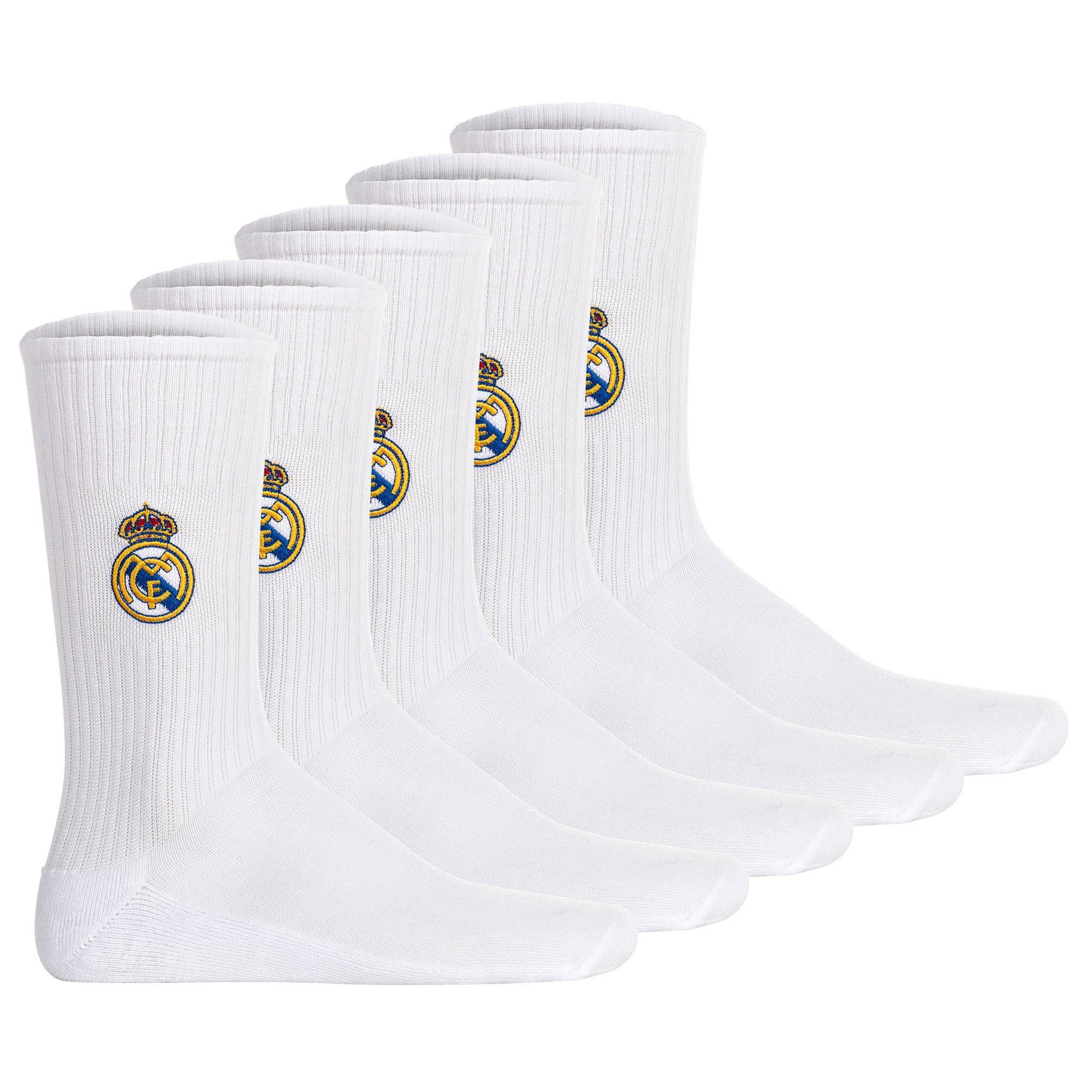 Real Madrid Kurzsocken Unisex Socken 5er Pack Baumwolle (Packung, 5er Pack)