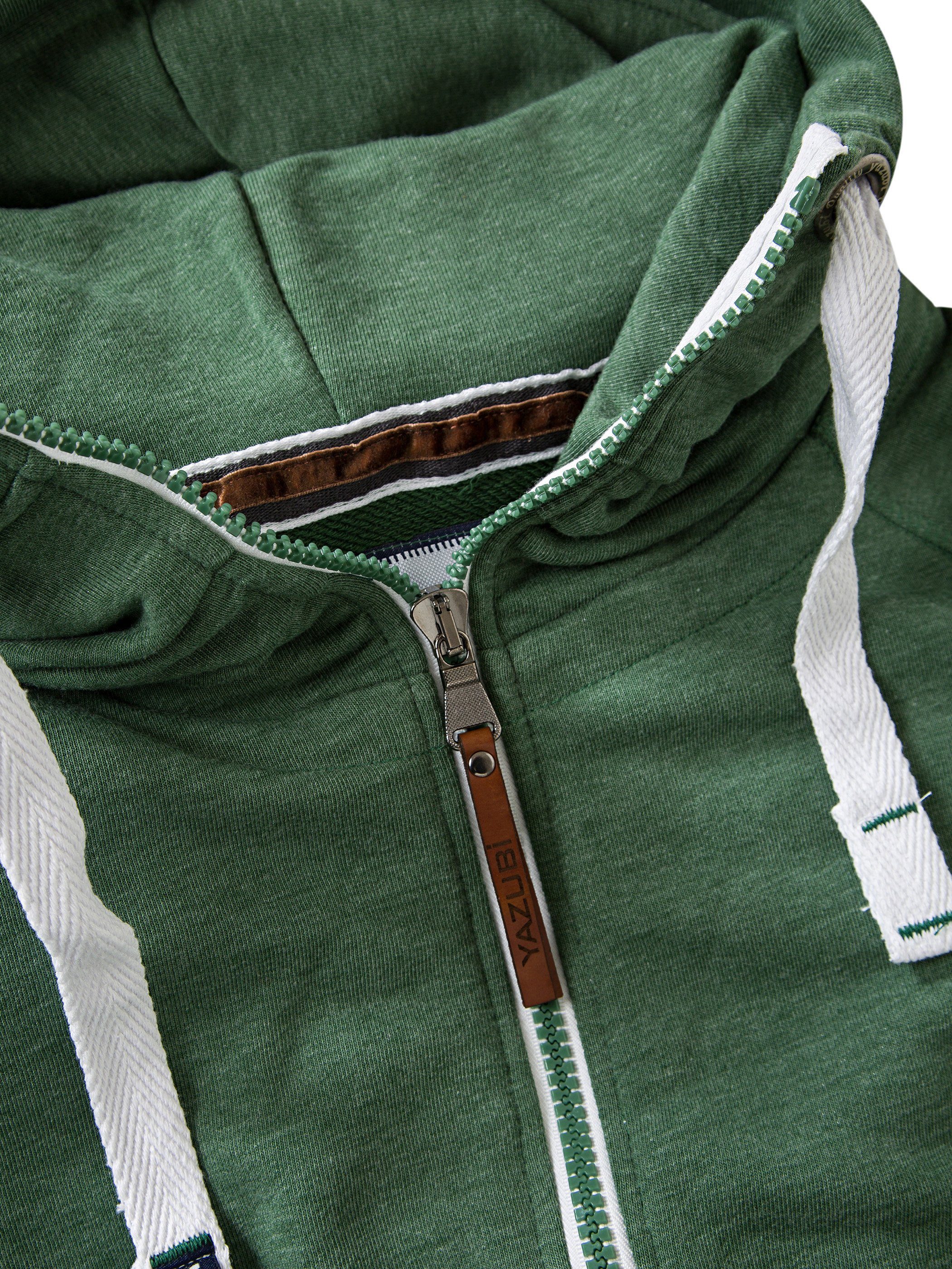 Yazubi Kapuzensweatjacke Jacob Zip Hoodie mit Kapuze
