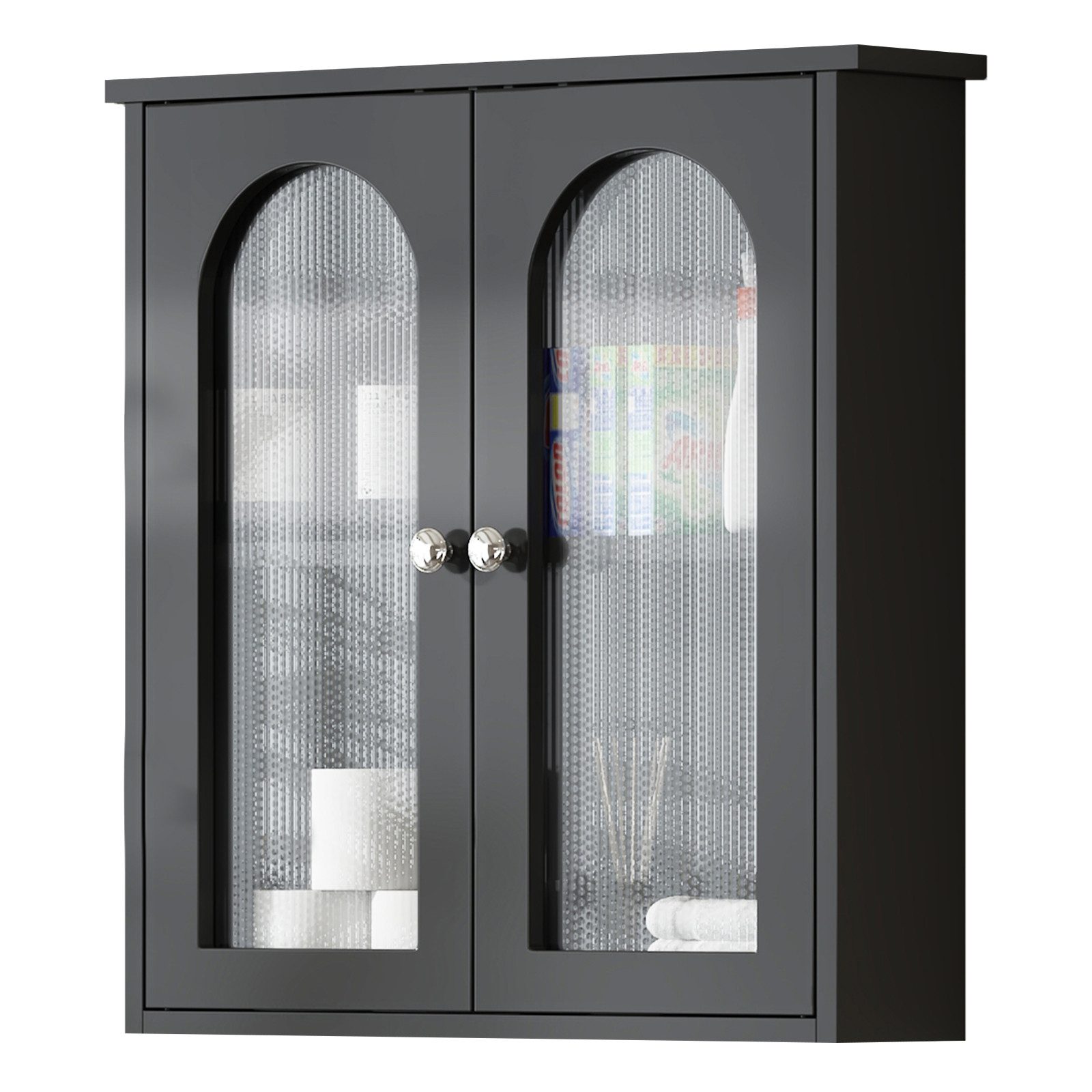 radelldar Hängeschrank mit 2 Fächern und 2 Tür,multifunktionaler Badschrank günstig online kaufen