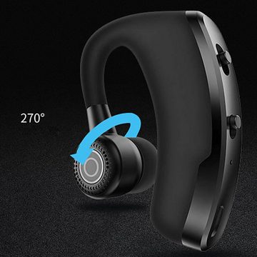 Retoo Bluetooth Headset In Ear-Ohrbügel EinOhr Freisprecheinrichtung Auto Bluetooth-Kopfhörer (Ultraleichtes Bluetooth 4.1 Handy Headset mit Mikrofon)