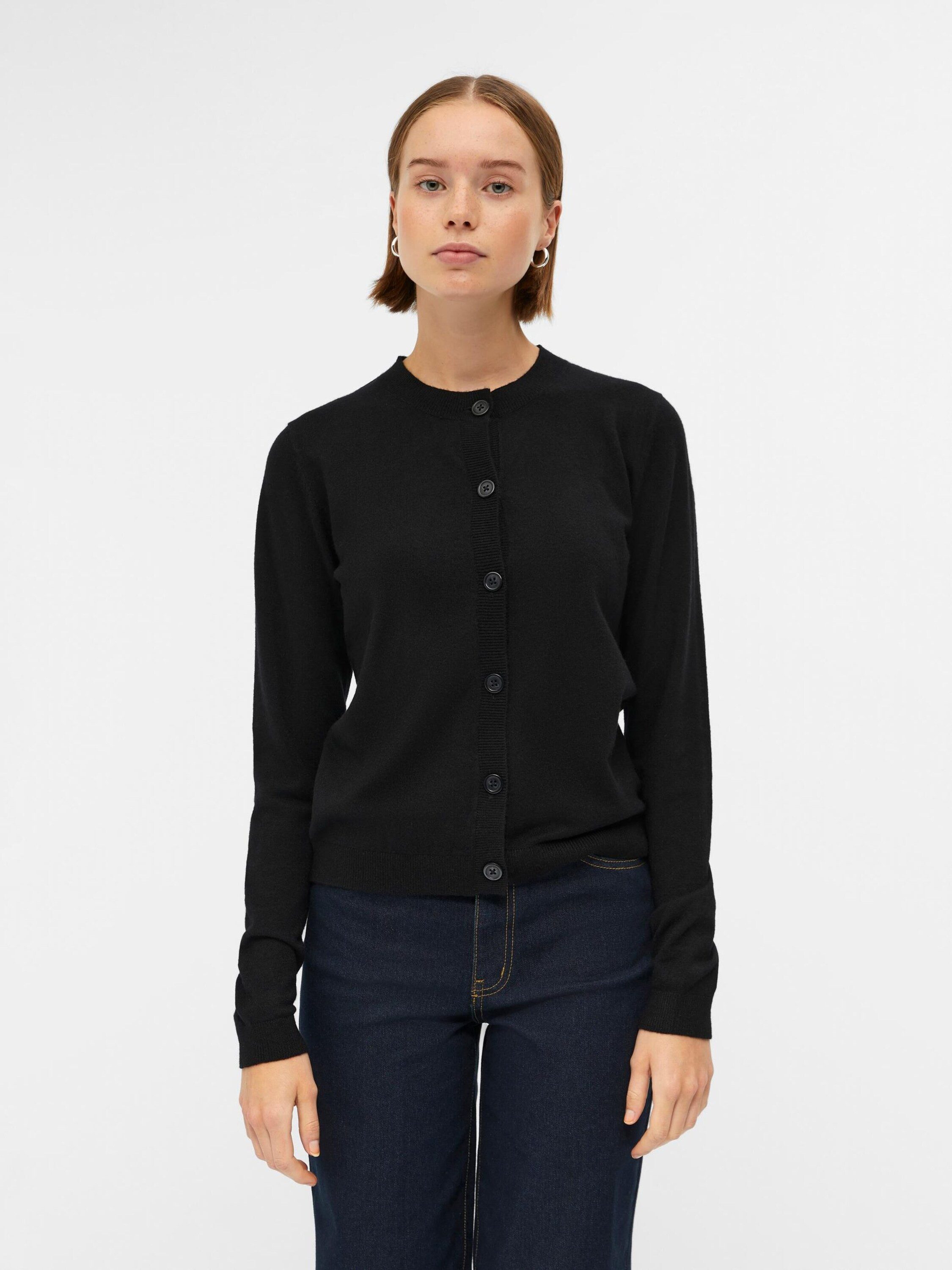 Object Strickjacke THESS (1-tlg) Plain/ohne Details günstig online kaufen