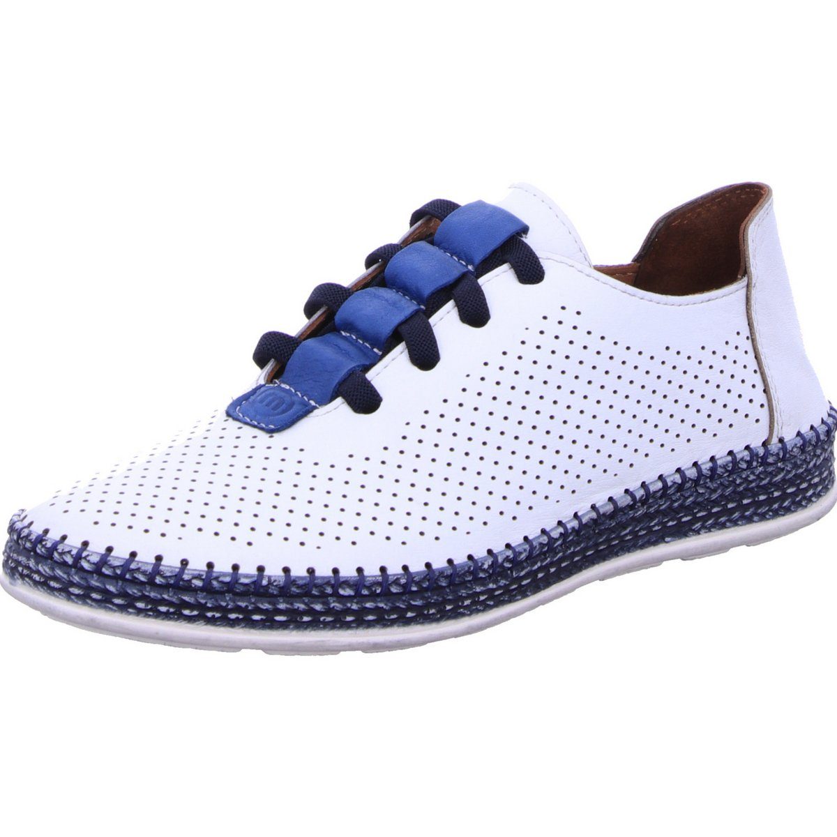 Freizeit Schnürer für Damen in weiß Sneaker