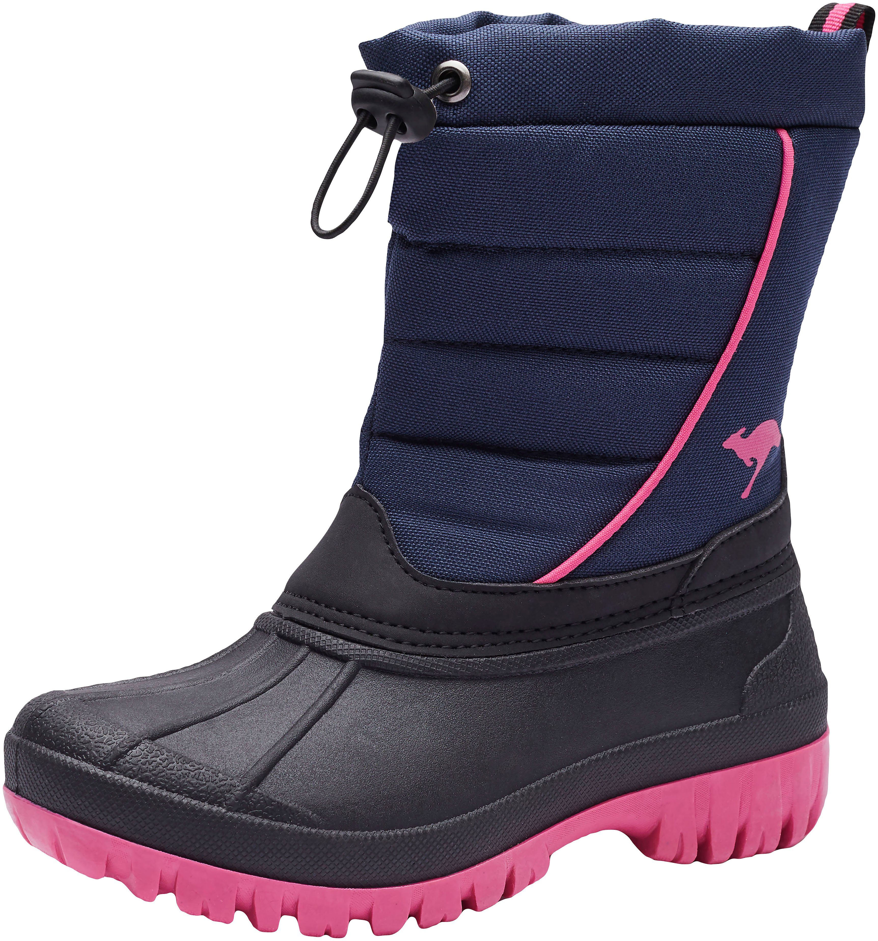 KangaROOS K-Ben Winterstiefel wasserabweisend navy-pink