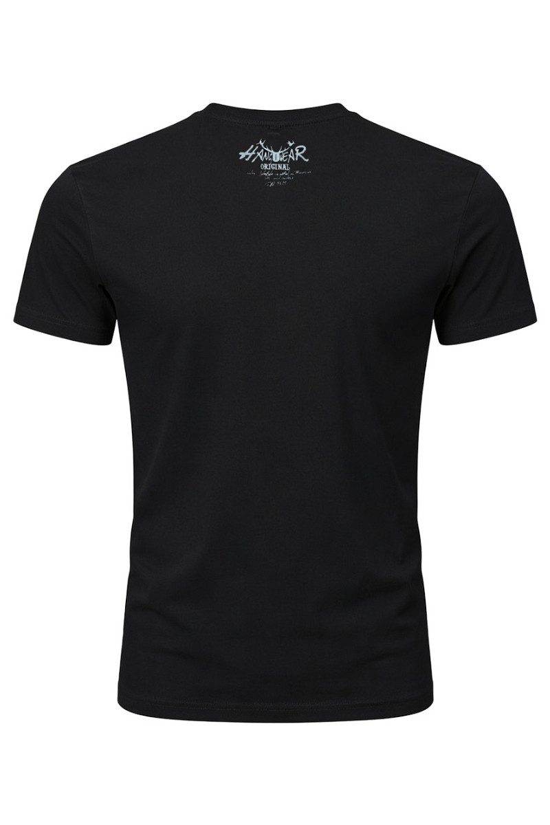 Hangowear Trachtenshirt Trachtenshirt Herren - MONTY - schwarz