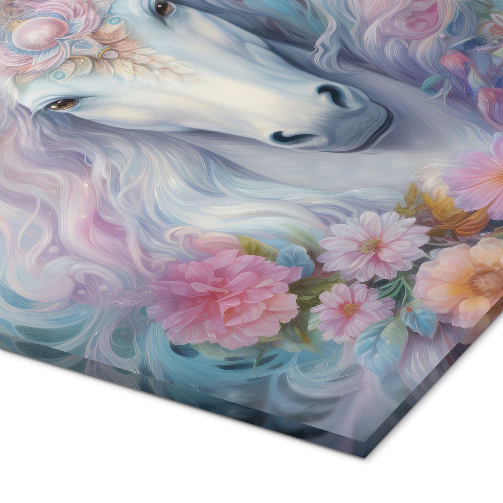 Posterlounge Wandbild Majestätisches Einhorn, Dolphins DreamDesign, erhältlich als Poster, Leinwandbild, Wandsticker oder Acrylglasbild