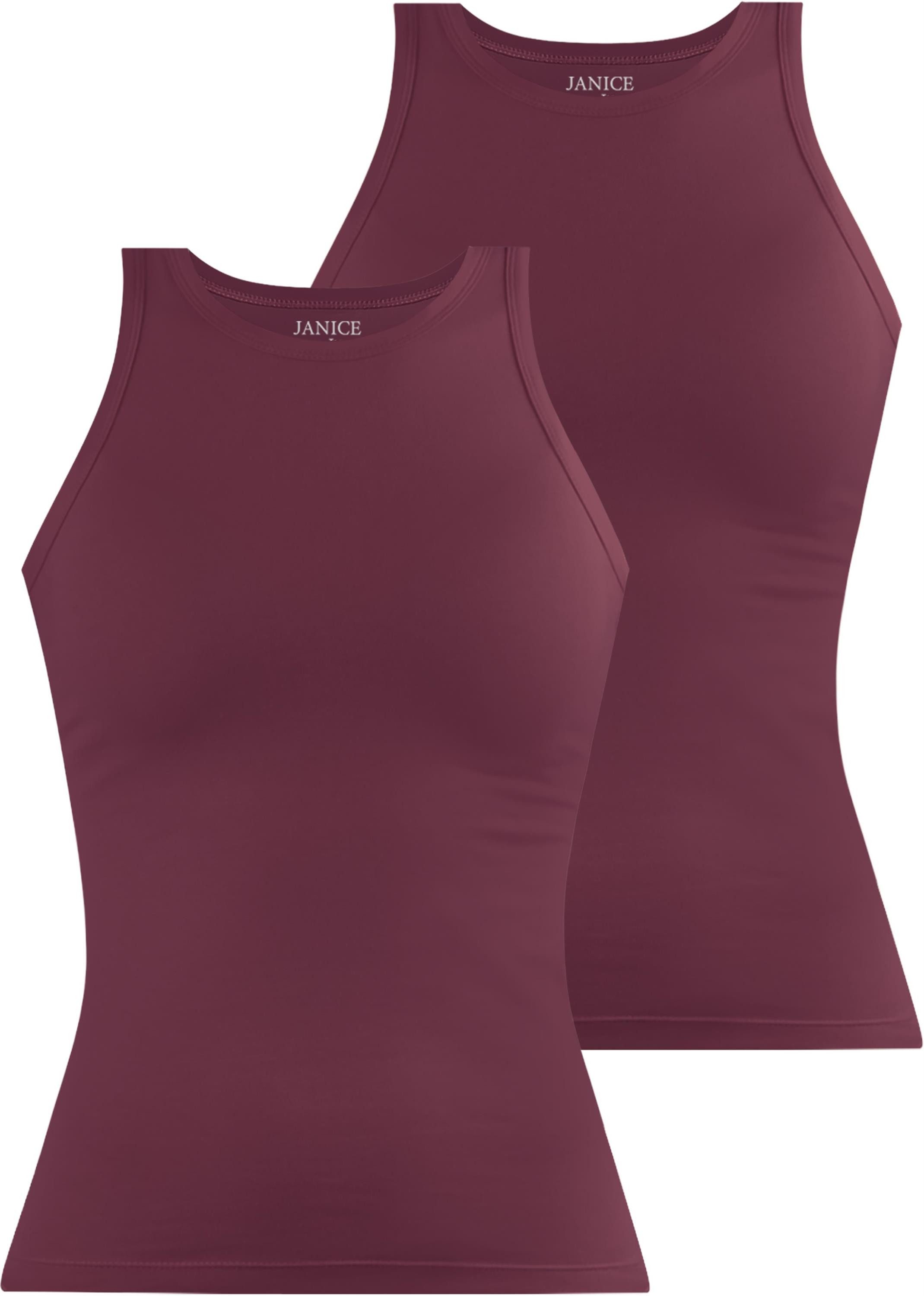 Tanktop 2 x Damen Top hochgeschlossen Nauta