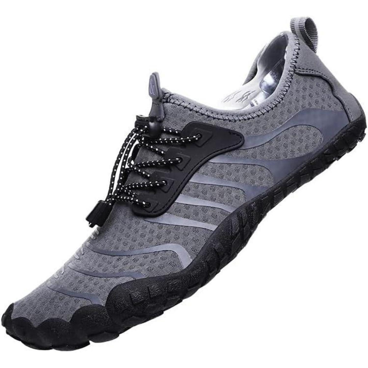 LuxusKollektion Wasserschuhe Badeschuhe Schwimmschuhe Poolschuhe Unisex 45 EU Grau Wasserschuh